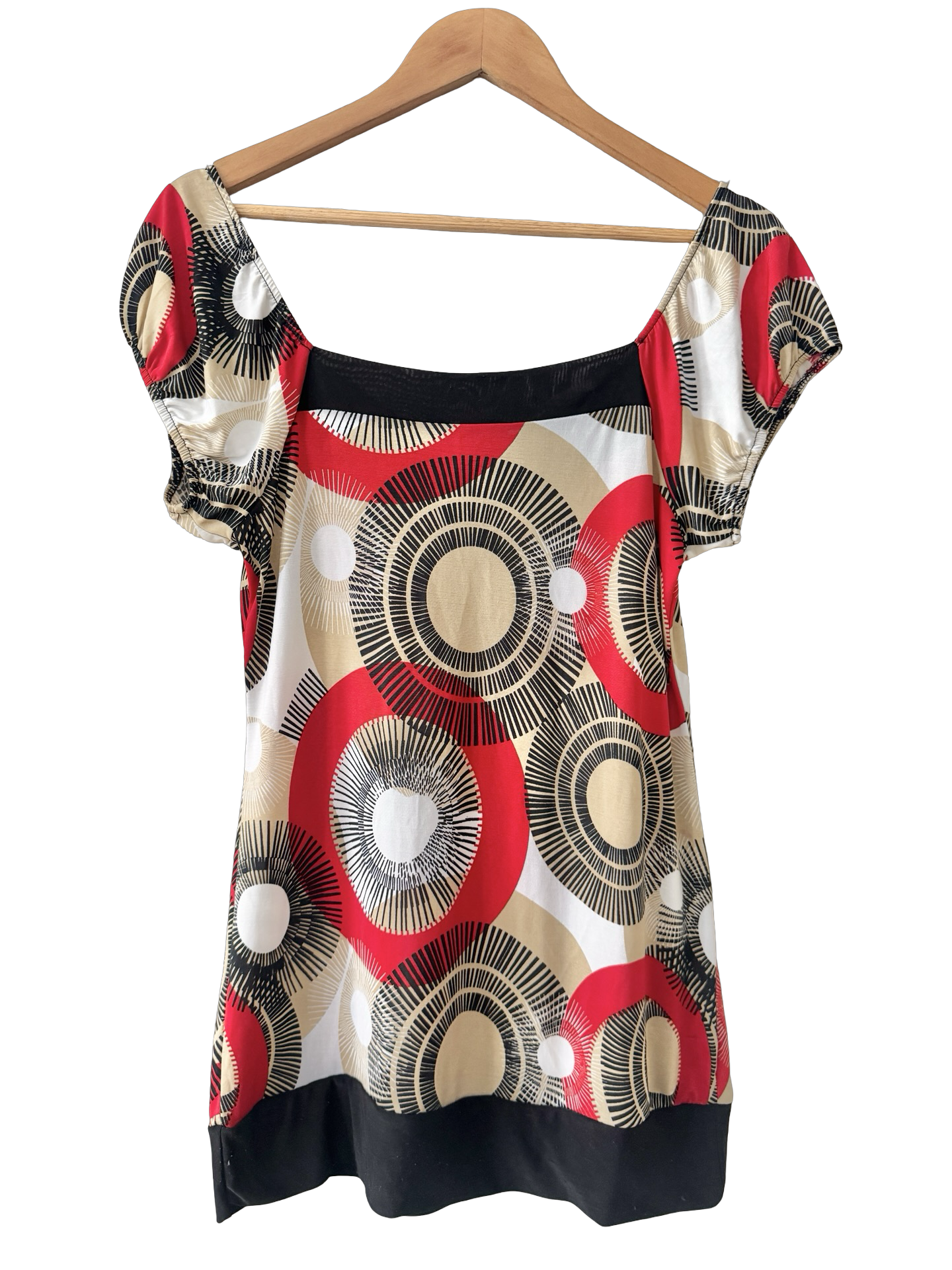 Vintage 90s Disco Orbit Babydoll Top (L)