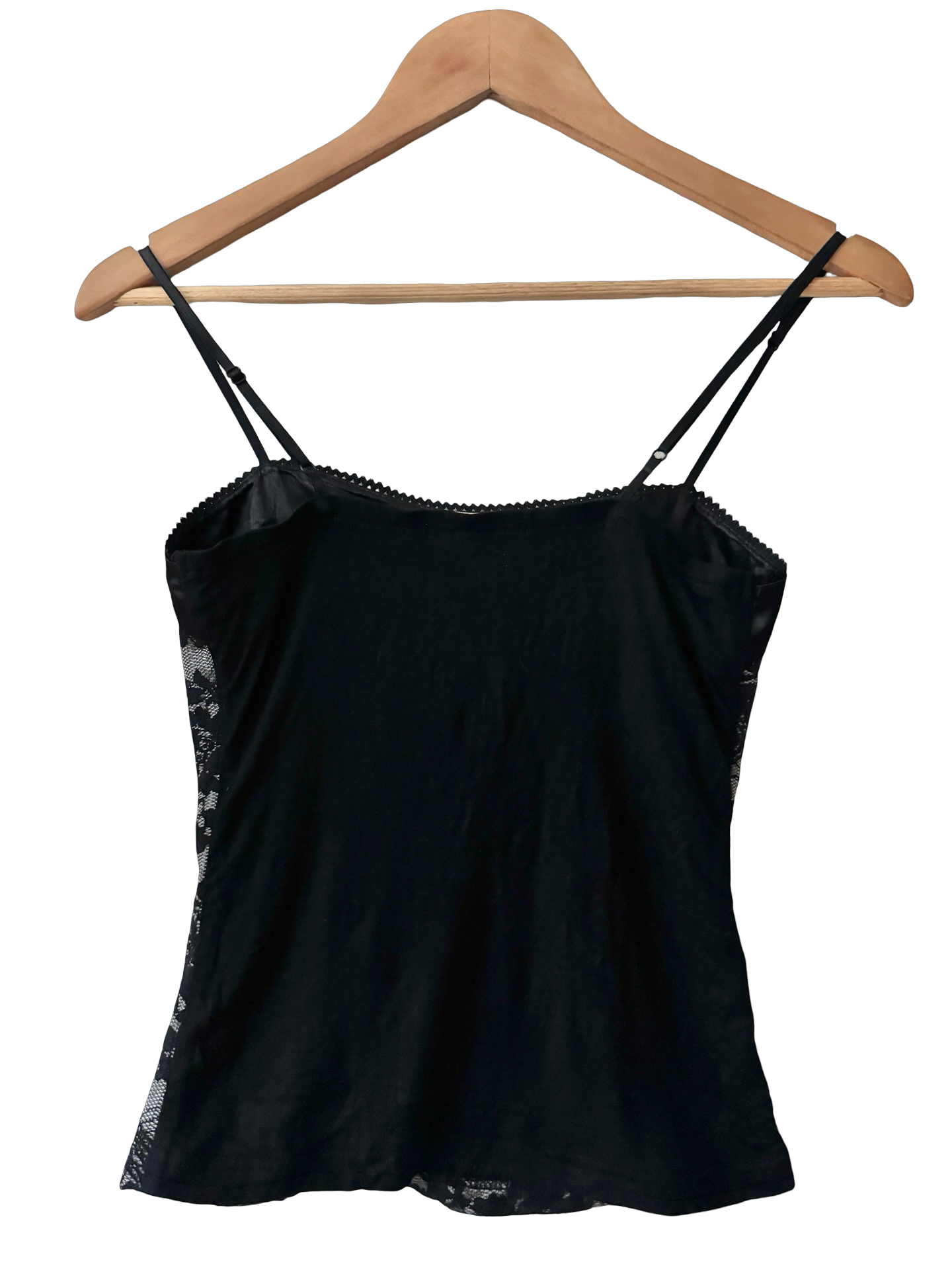Vintage 90s Midnight Lace Corset Cami (XS-S)