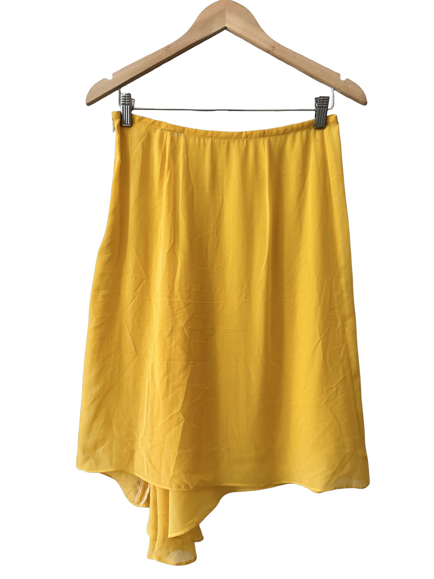 Vintage 90s Mango Silk Handkerchief Skirt (S)