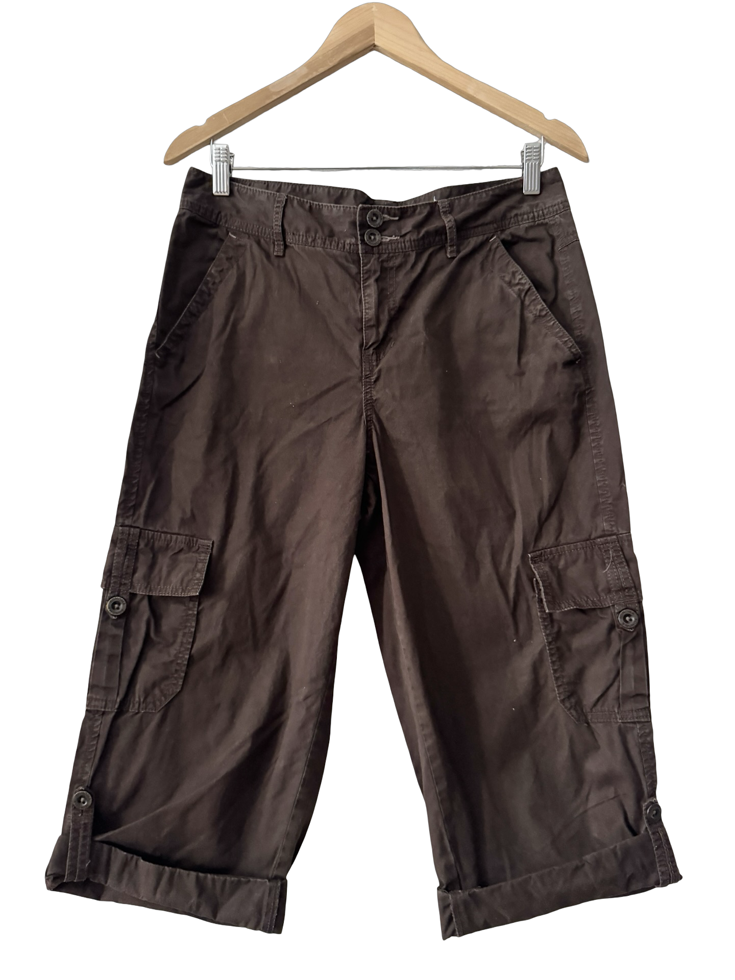 Vintage Y2K Cocoa Break Capris (M)