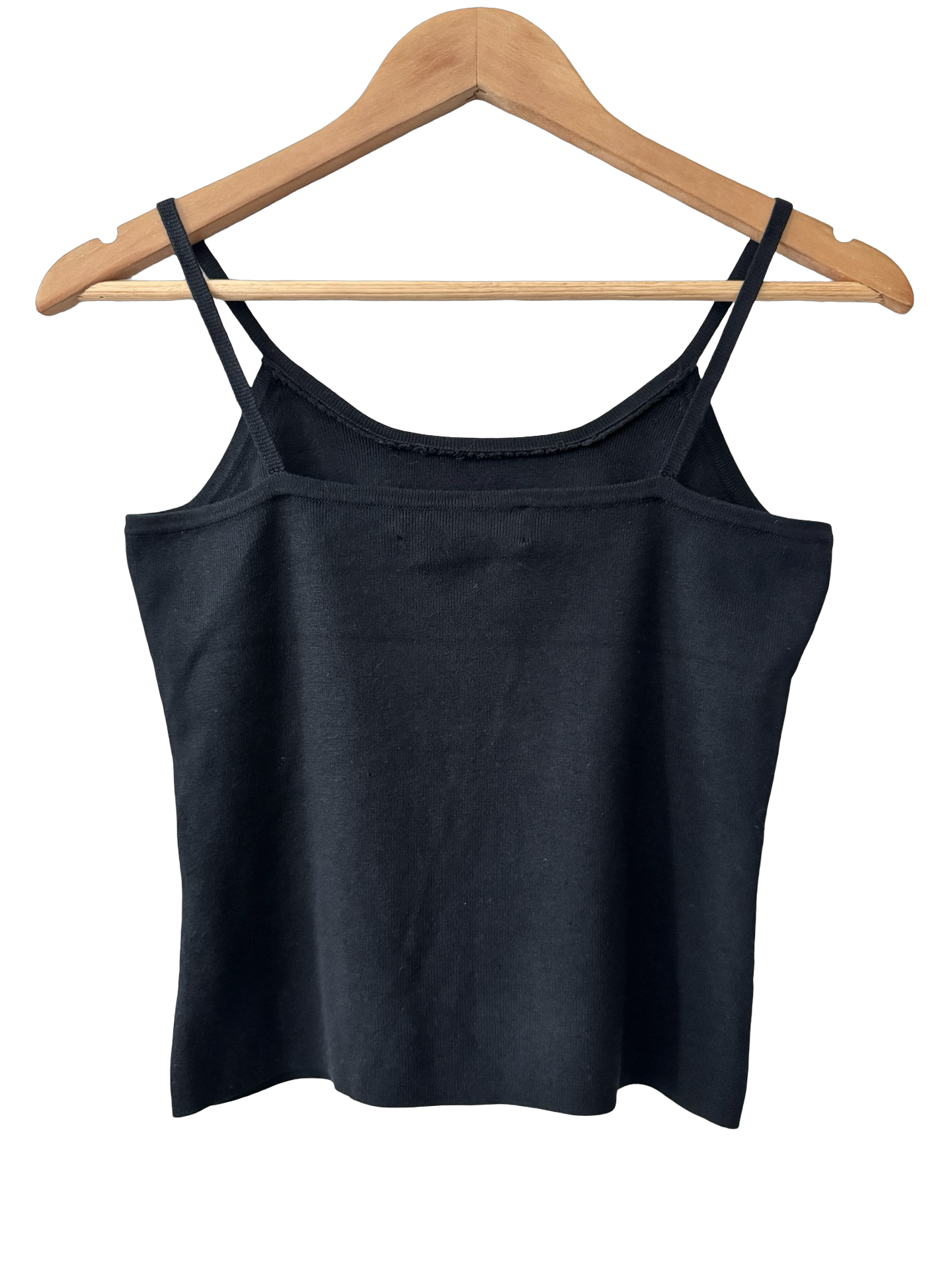 Vintage Y2K Midnight Rose Knit Tank (S/M)