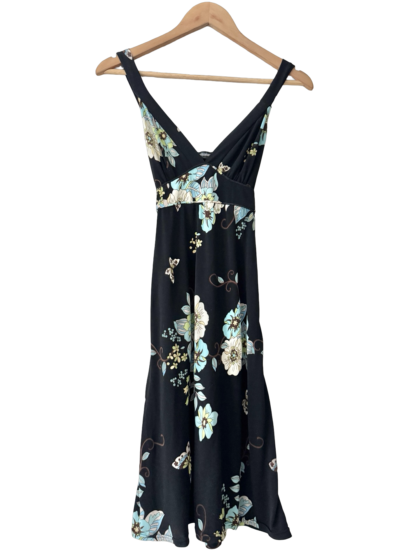 Vintage Y2K Midnight Garden Babydoll  Dress (S/M)