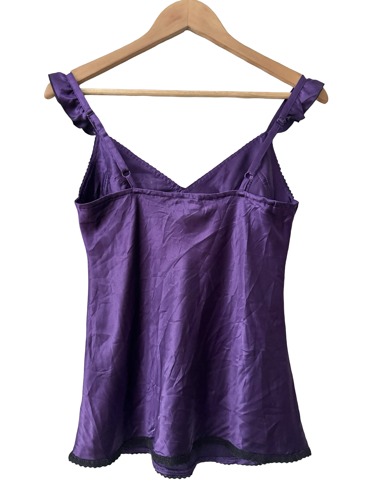 Vintage Y2K Ruffled Babydoll Cami (M)