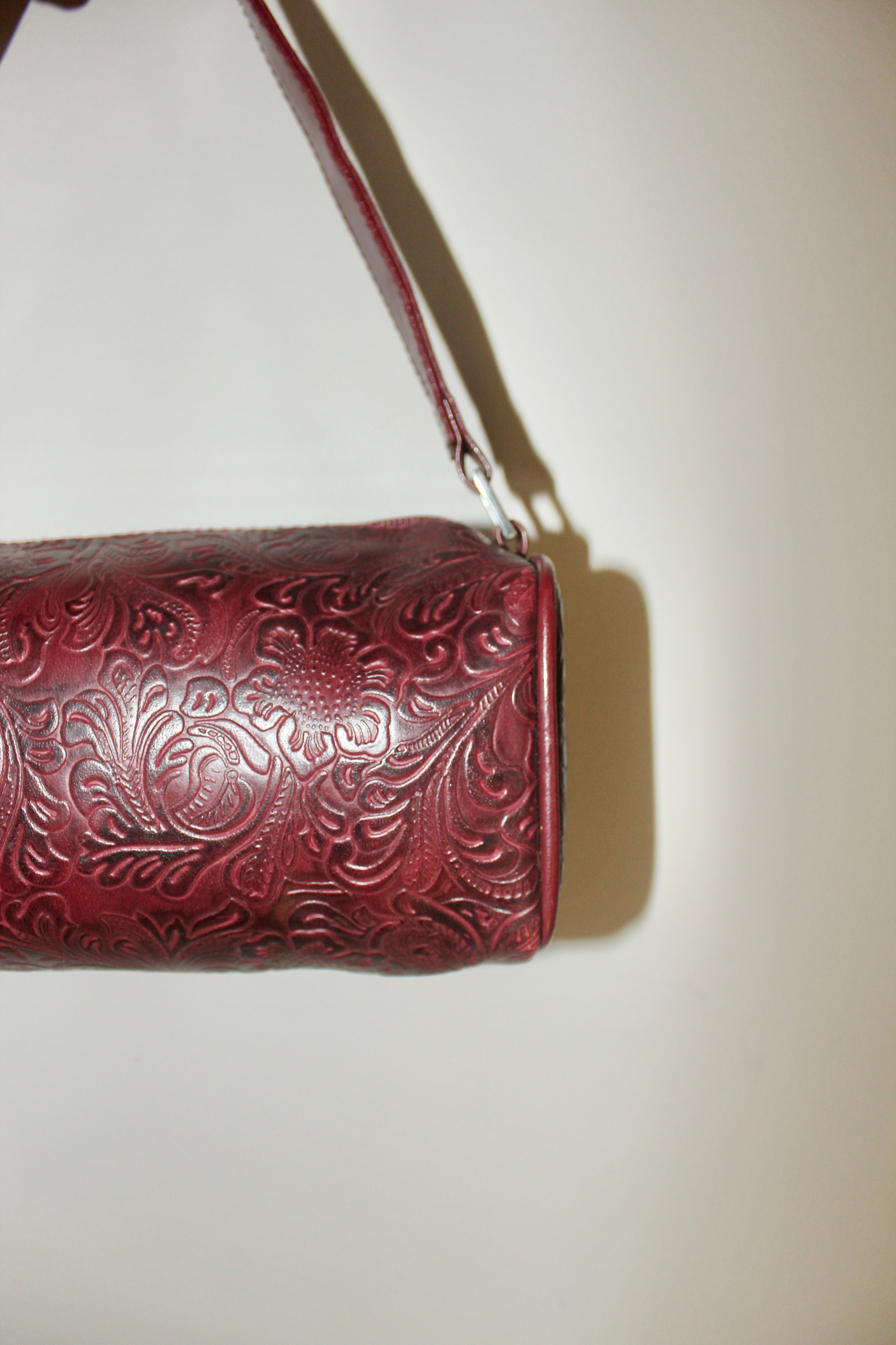 Vintage 90s Cherry Textured Rectangular Purse