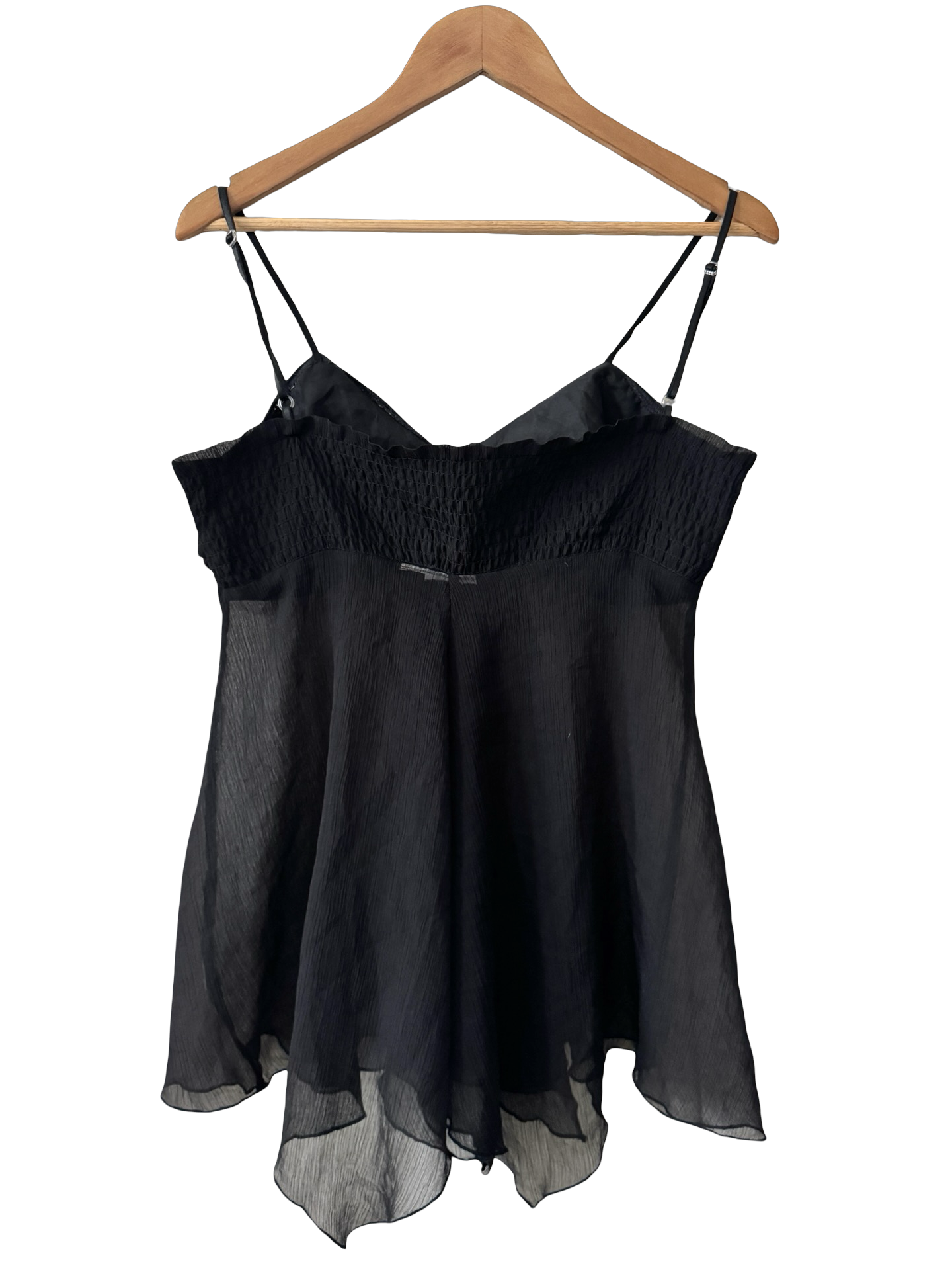 Vintage Y2K Midnight Bow Cami (L)