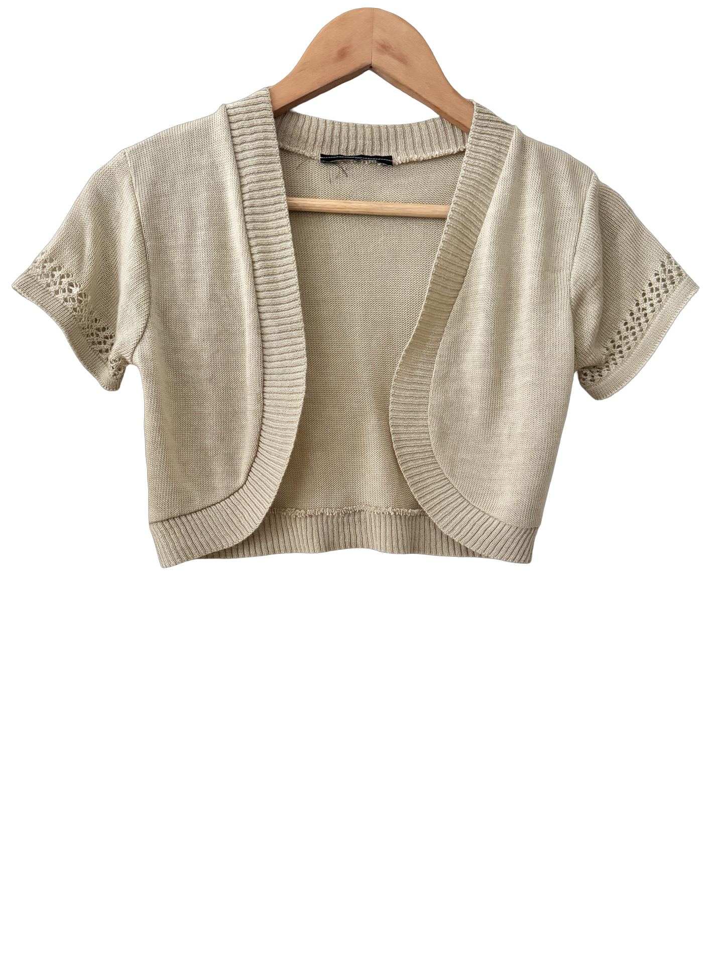 Vintage Y2K Crochet Bolero Top (S/M)