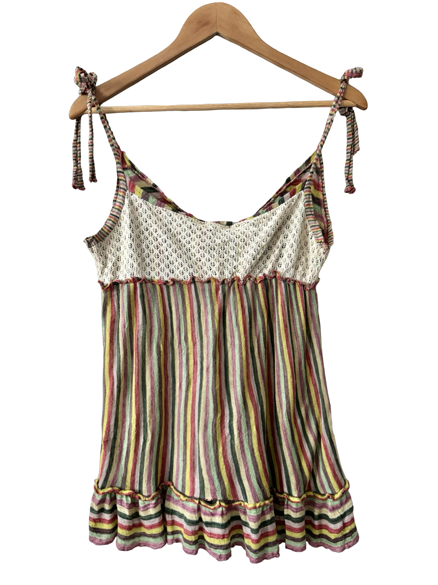 Vintage Y2K Australian Mixed Media Cami Top (M)