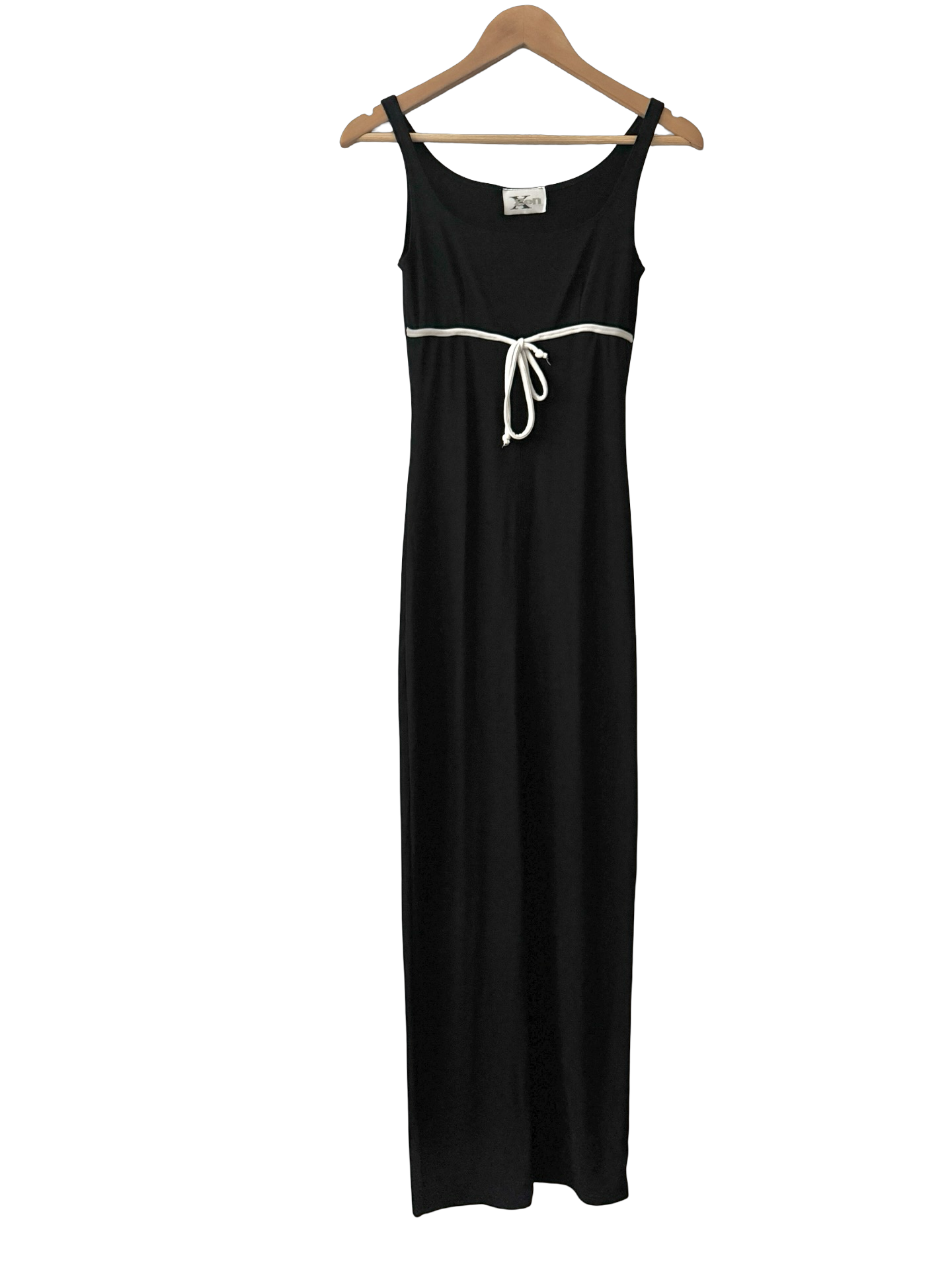 Vintage Y2K After Dark Slinky Maxi Dress (S)
