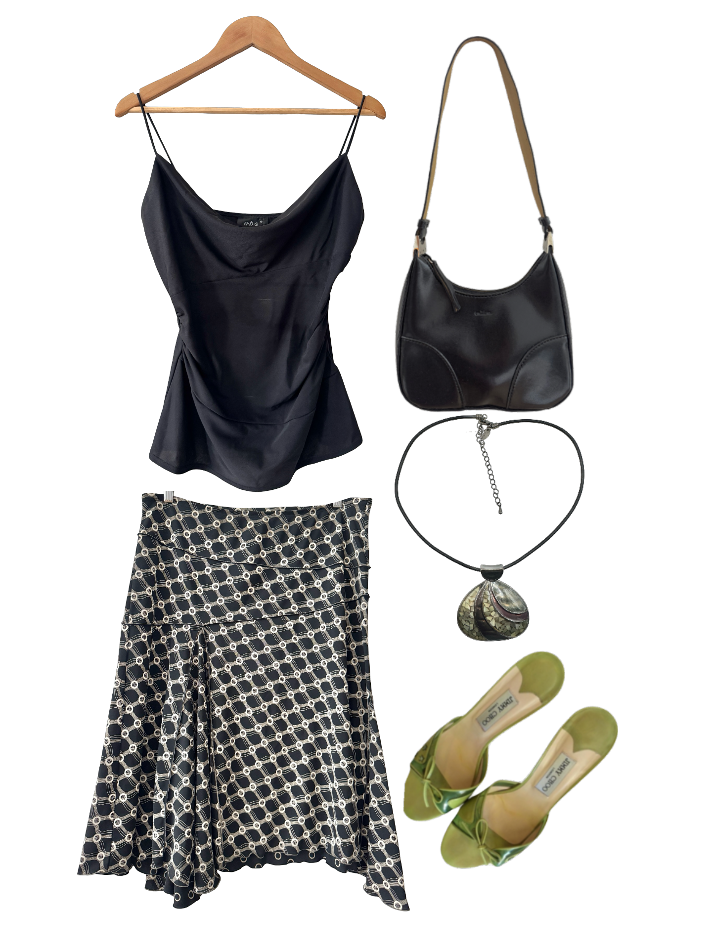 Vintage Y2K Riviera Handkerchief Skirt (L/XL)