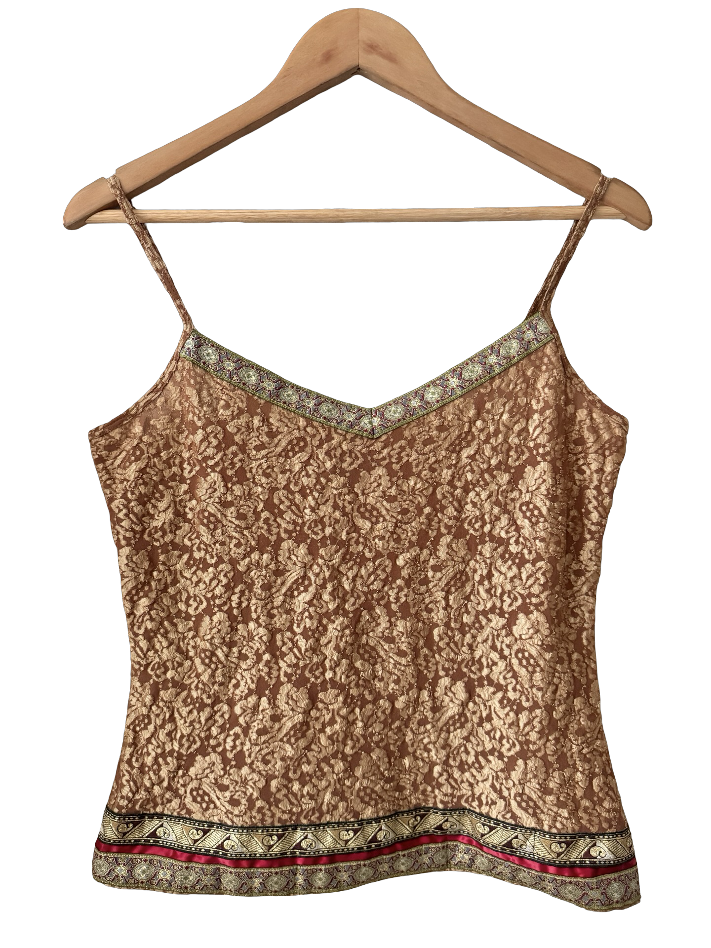 Vintage 90s Moda International Chai Lace Cami (M)
