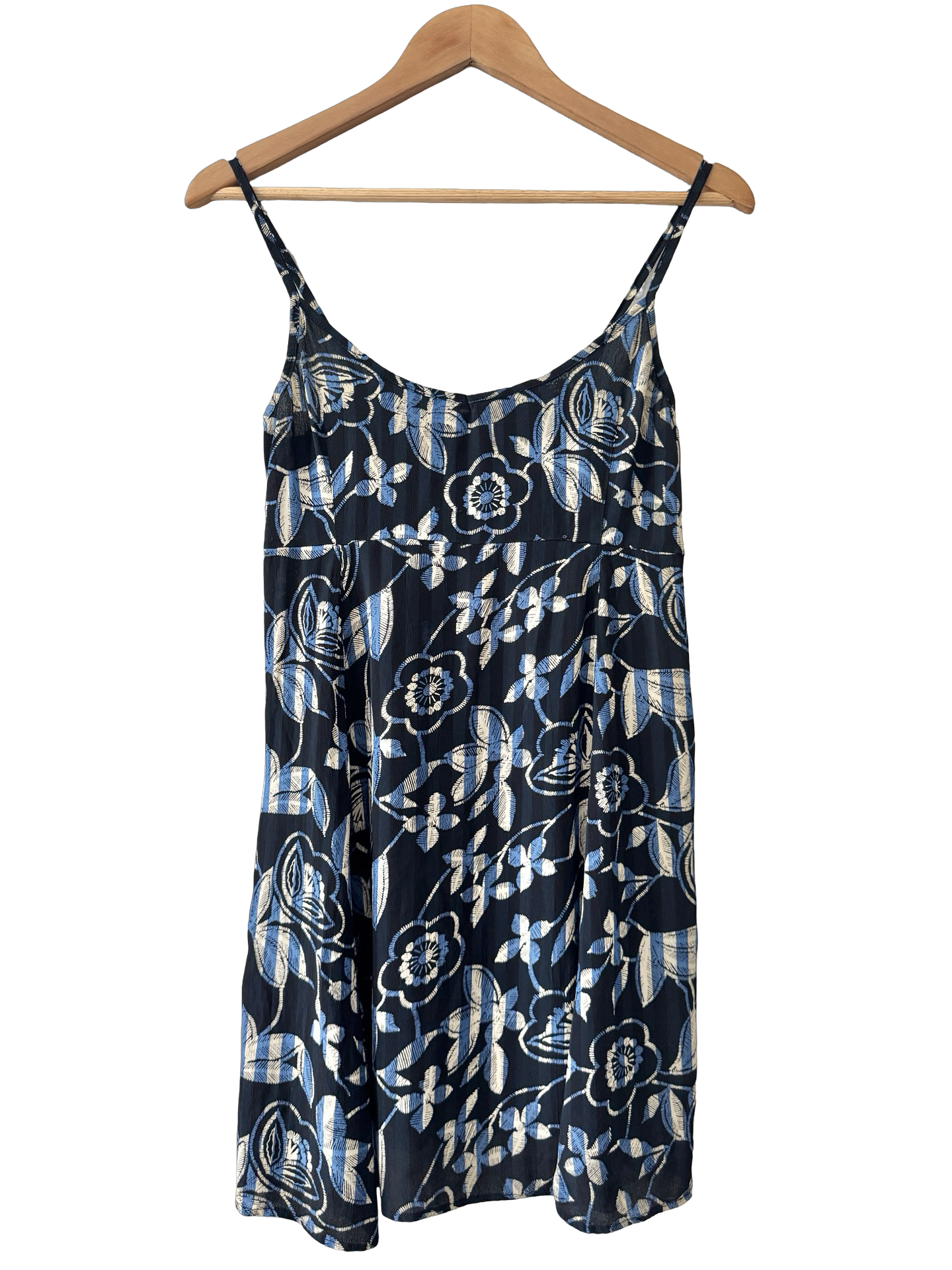 Vintage Y2K Midnight Garden Mini Dress (S/M)