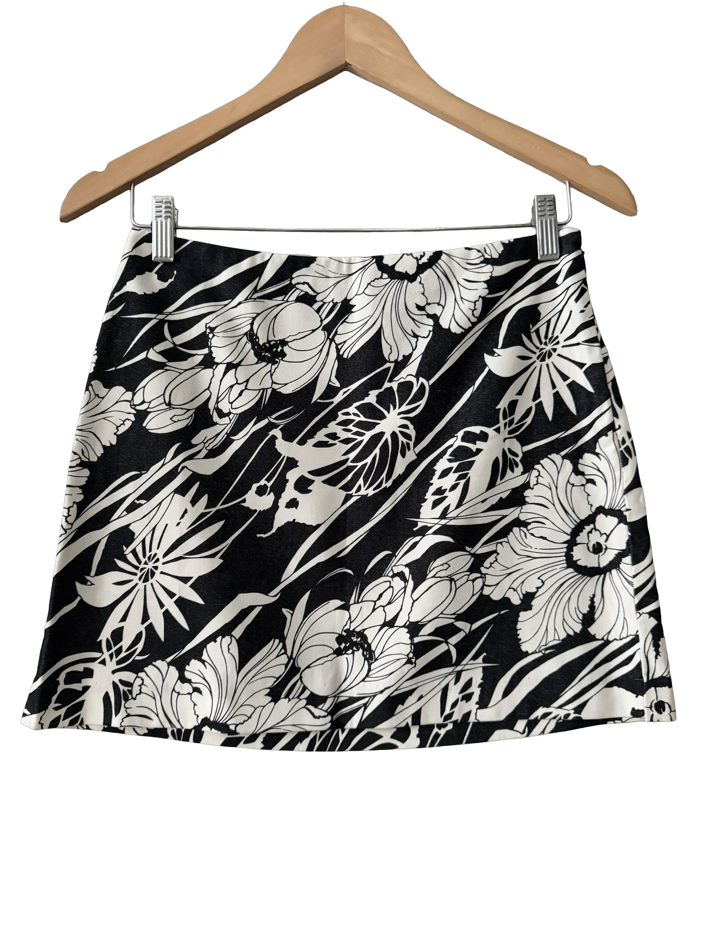 Vintage Y2K Micro-Minimal Mini Skirt (S-M)