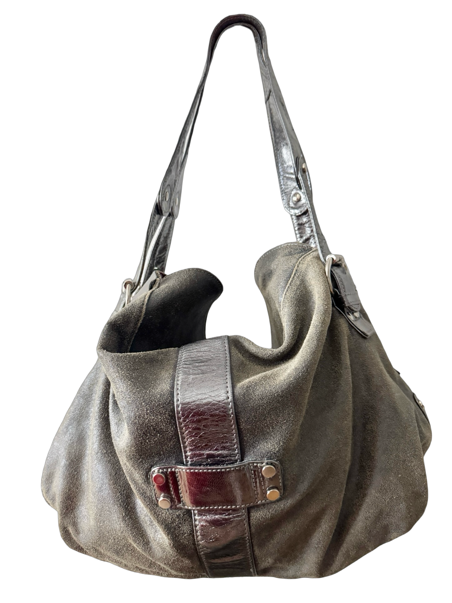 Vintage 90s Leather Tano It-Girl Slouch Bag
