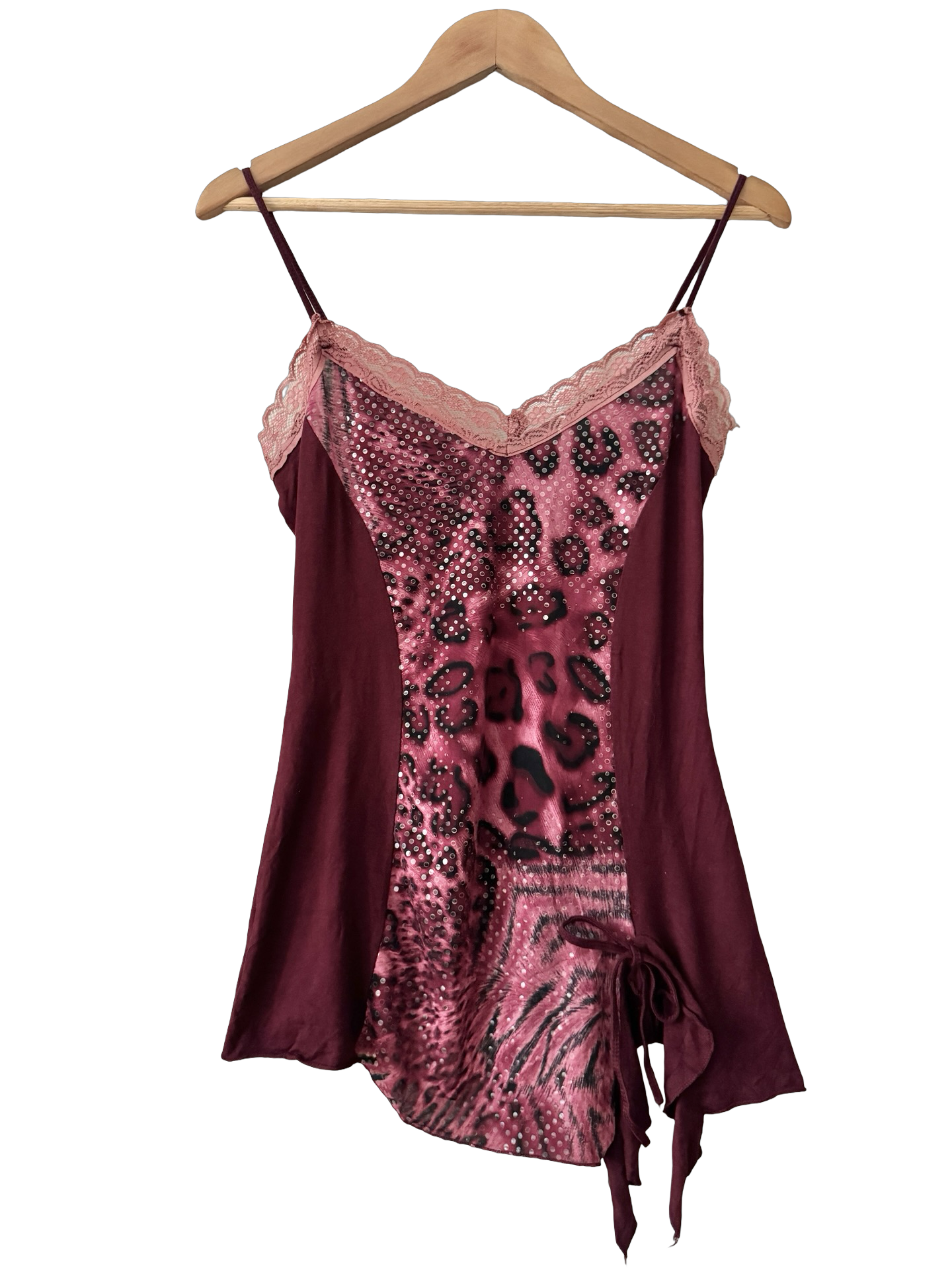 Vintage Y2K Cherry Bomb Beaded Cami (M)