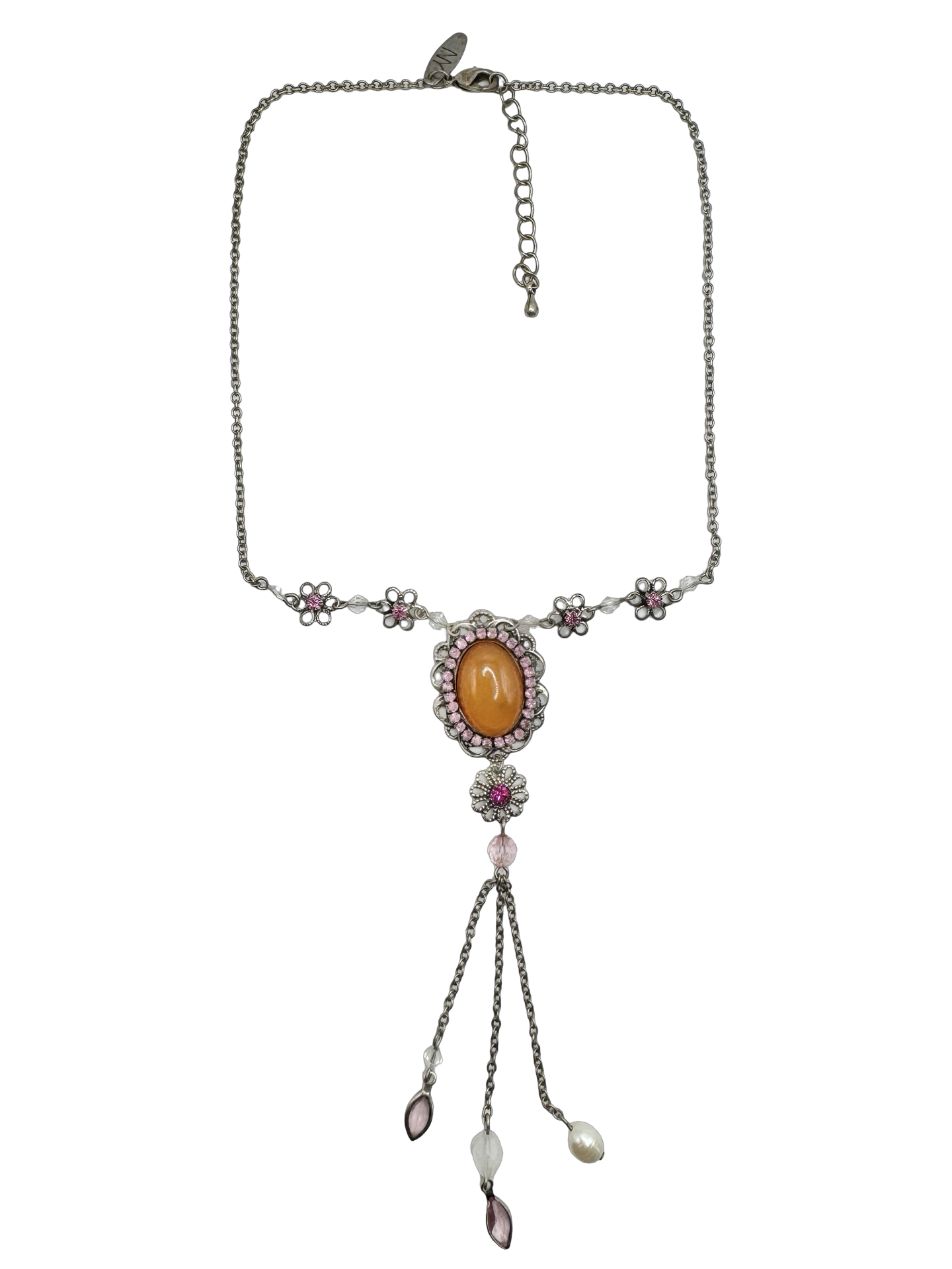 Vintage 90s Flower Child Necklace