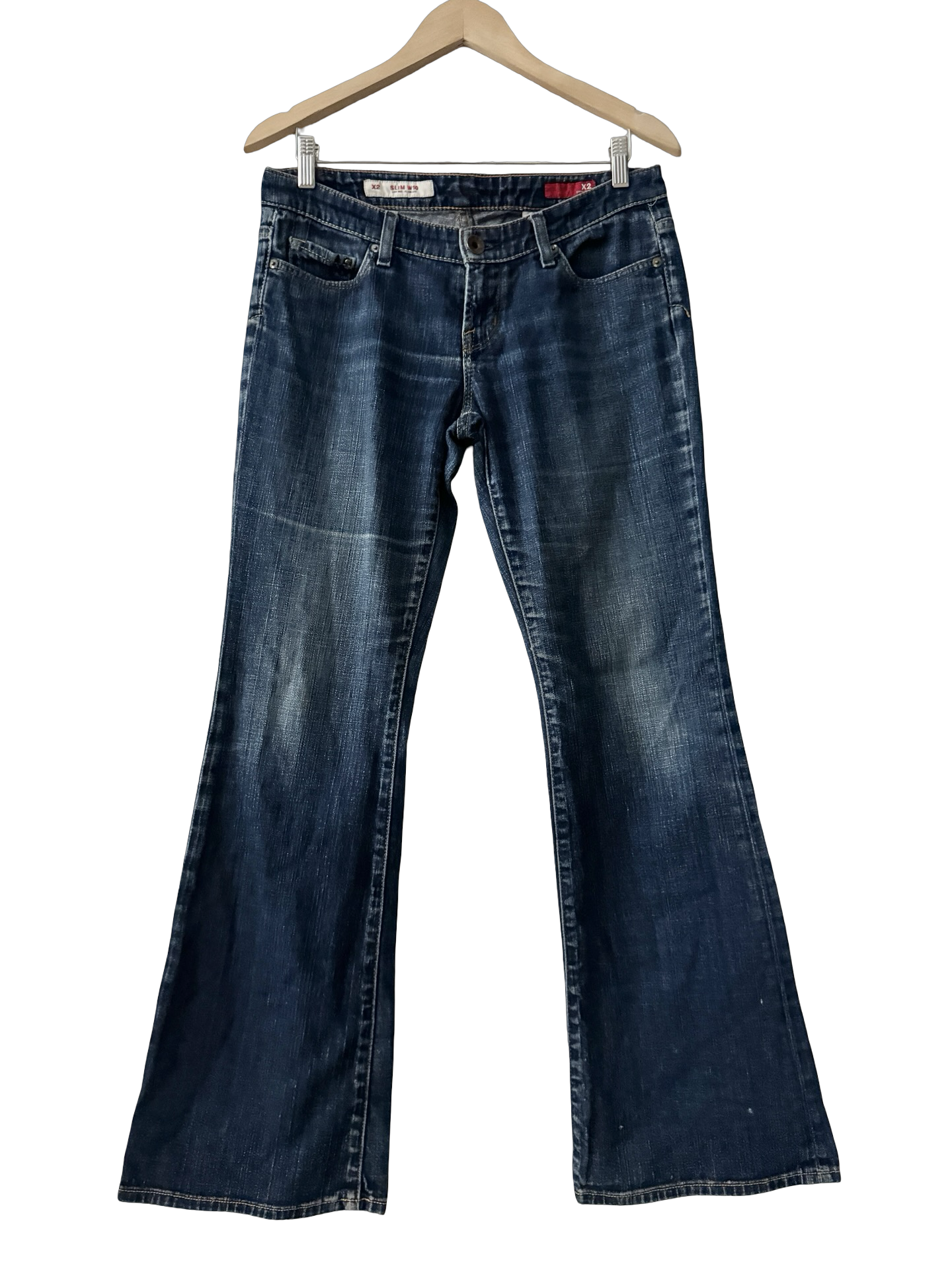 Vintage Y2K Downtown Low-rise Flare Jeans (M)