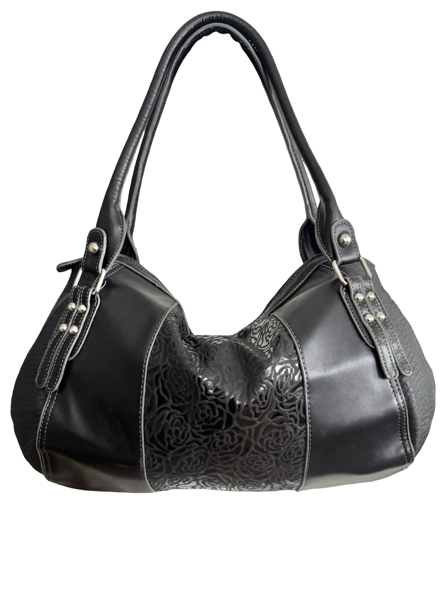 Vintage Y2K XOXO Midnight Rose Shoulder Bag
