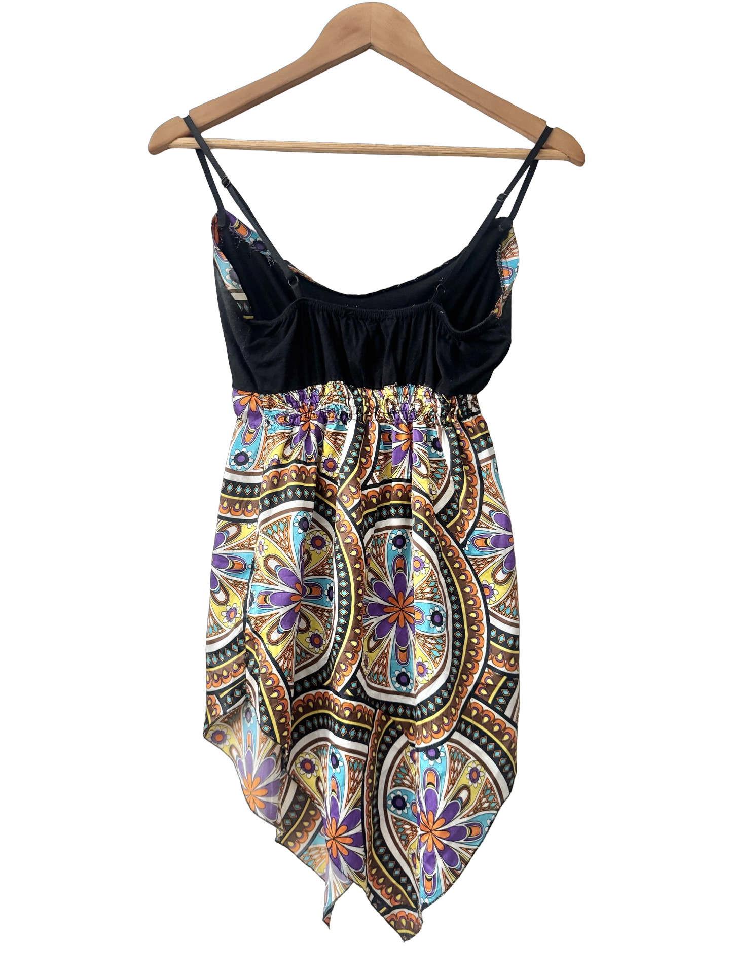 Vintage Y2K Kaleidoscope Handkerchief Top (S-M)