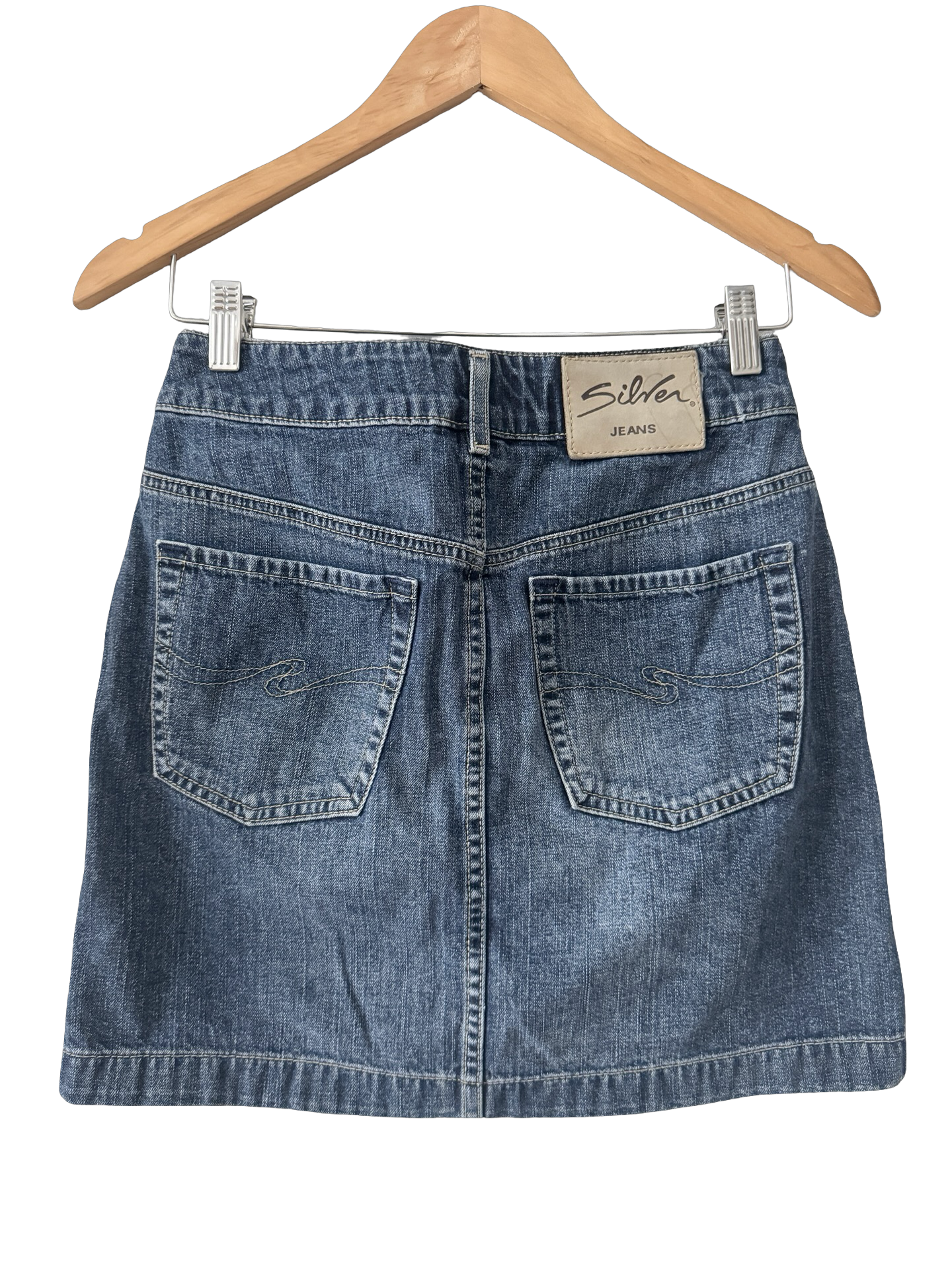 Vintage Y2K Downtown Denim Mini (S)