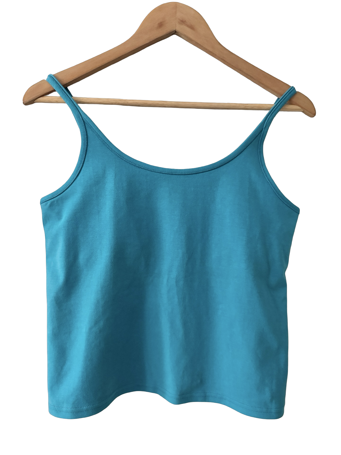 Vintage Y2K Lagoon Blue Knit Tank (M/L)