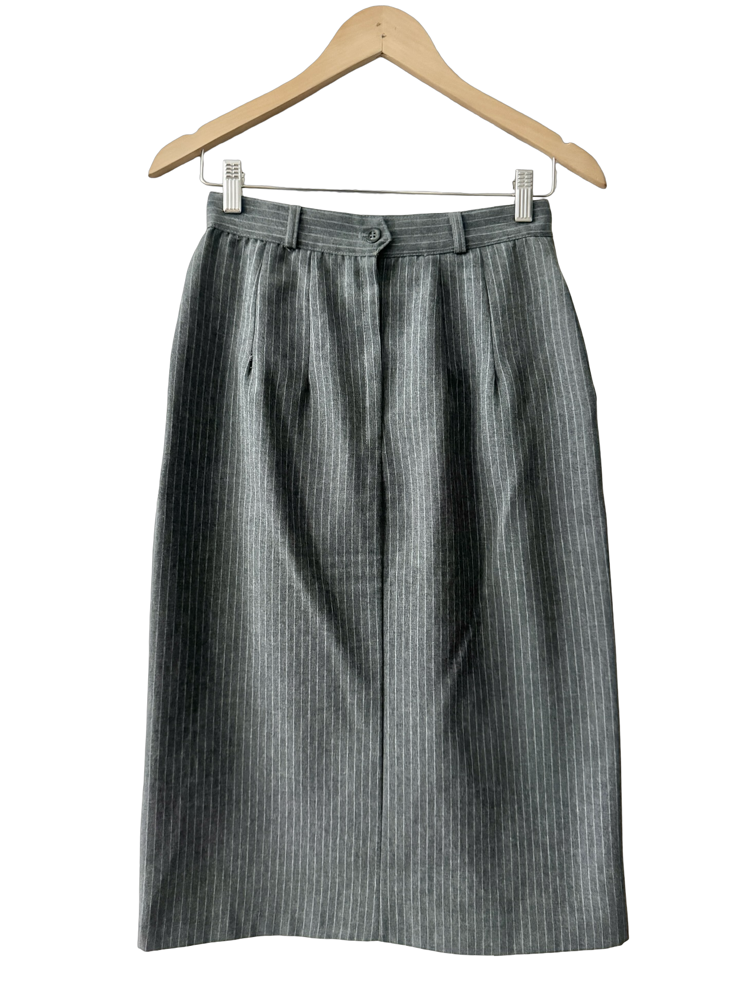 Vintage 80s Executive Affair Pinstripe Skirt (S)