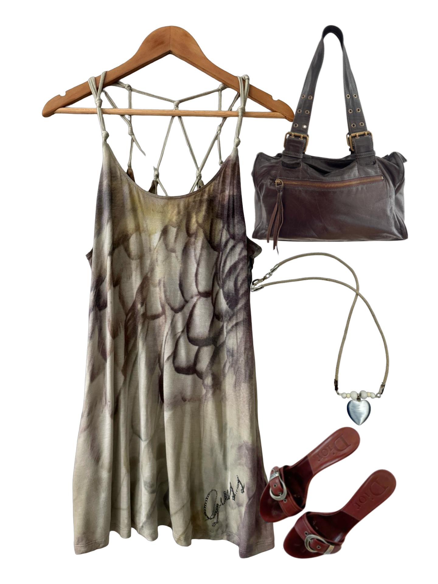 Vintage Y2K Desert Mirage GUESS Mini Dress (M)