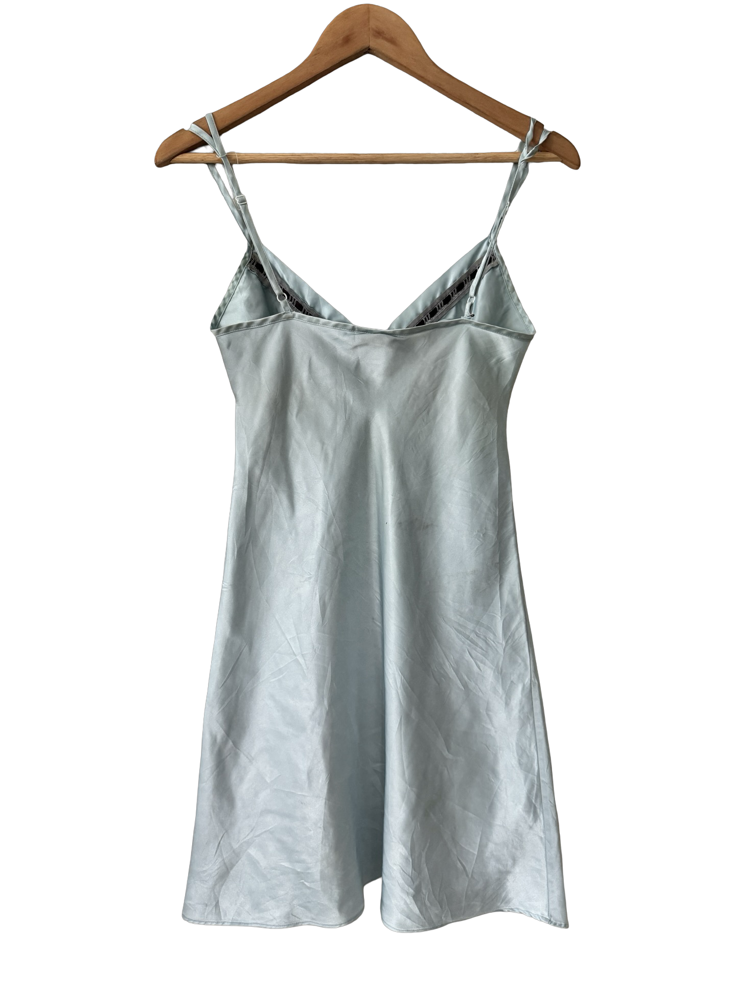Vintage Y2K Dainty Bluebell Slip Dress (S)