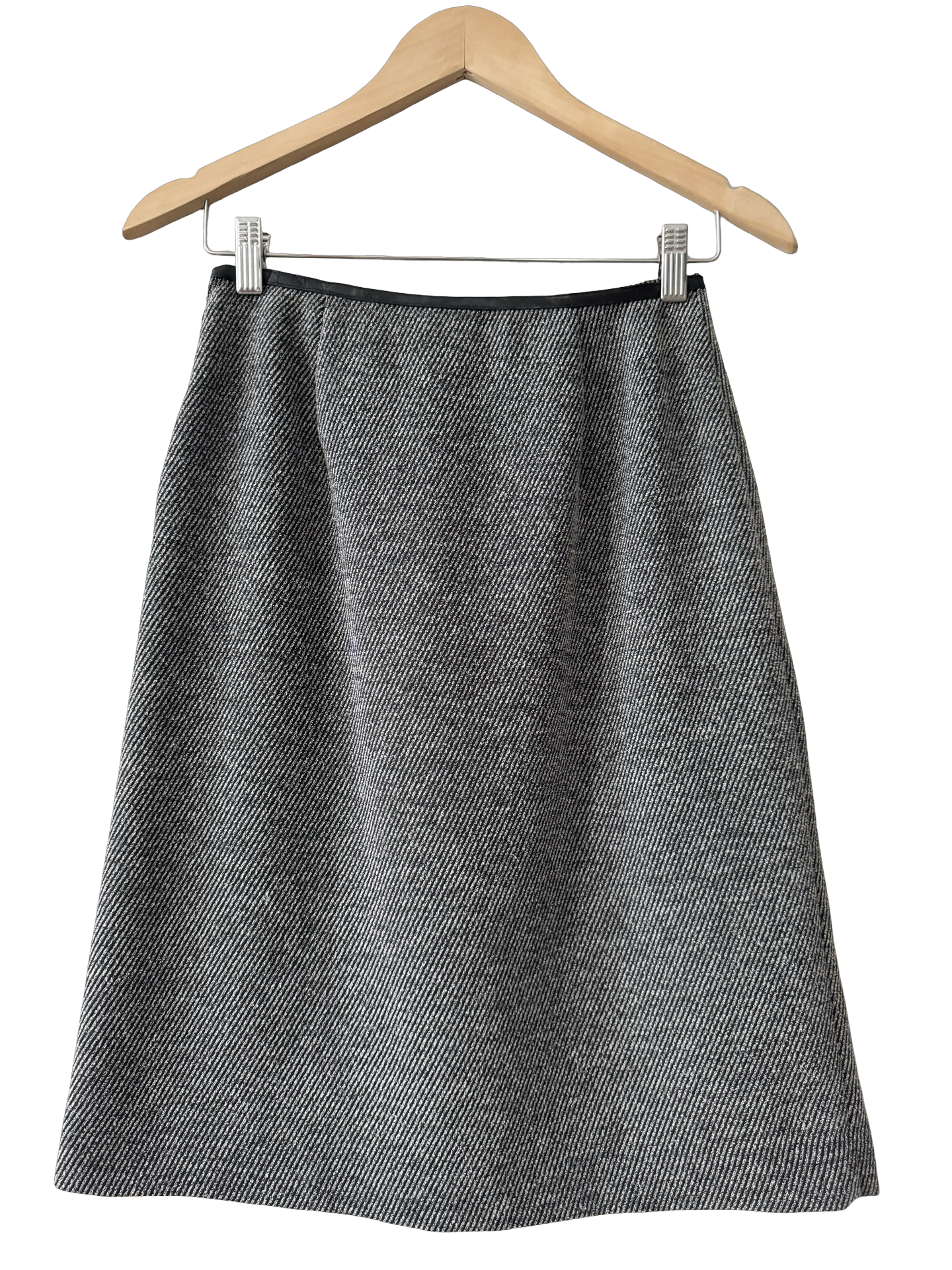 Vintage Y2K Office Hours Mock-belt Midi Skirt (XS/S)