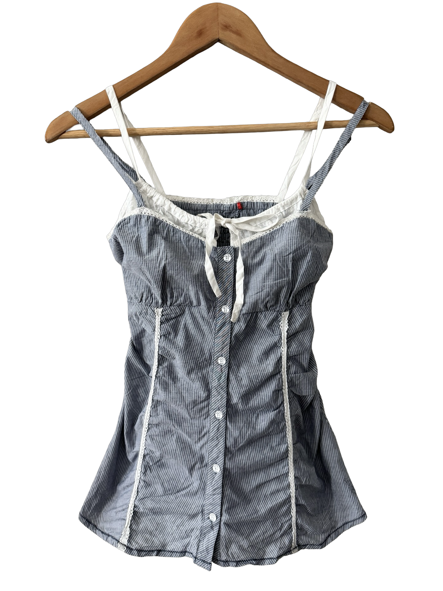 Vintage Y2K Esprit Seaside Stripe Layered Cami (S)