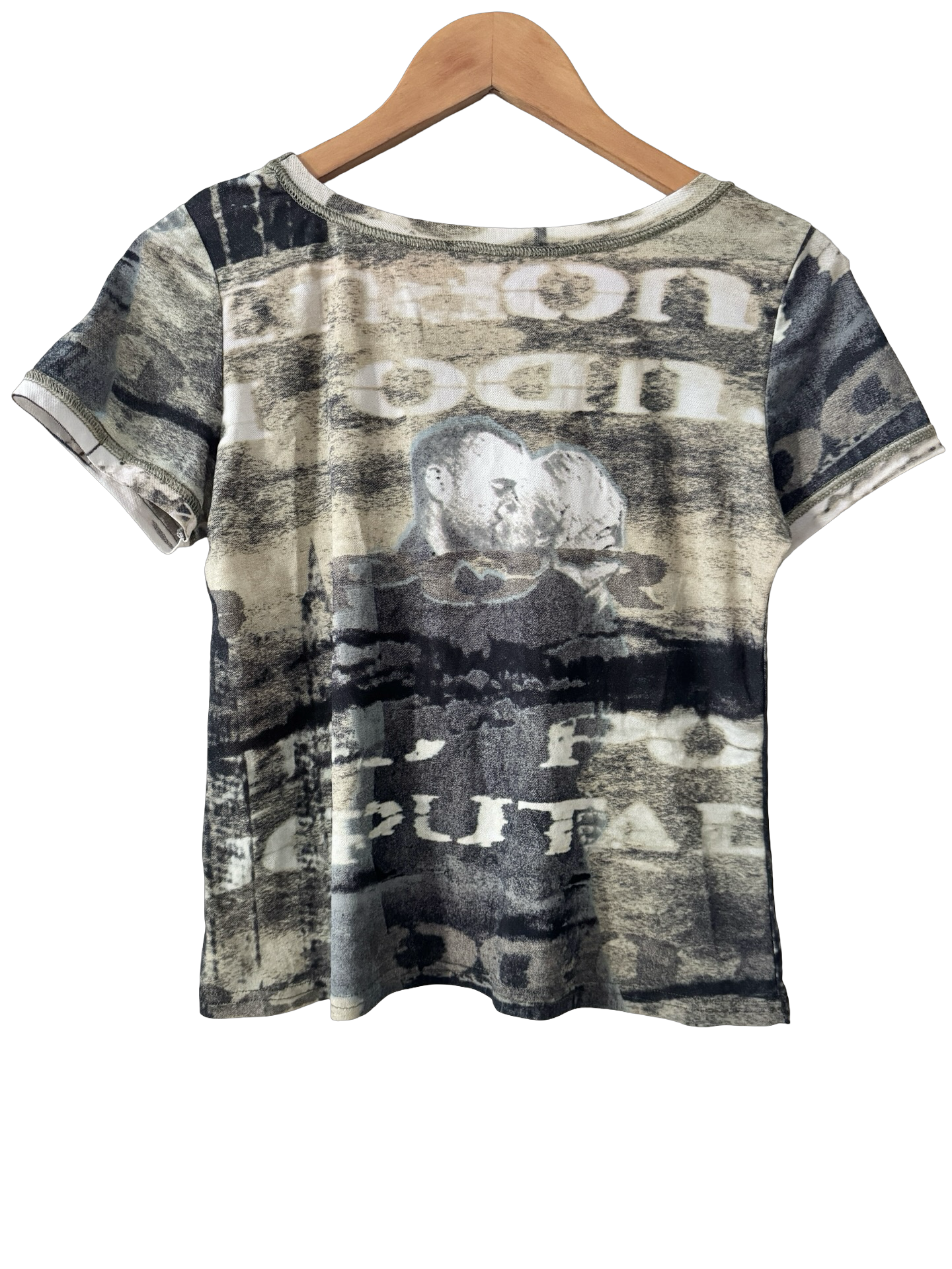Vintage 90s French Art School Crush top (M/L)