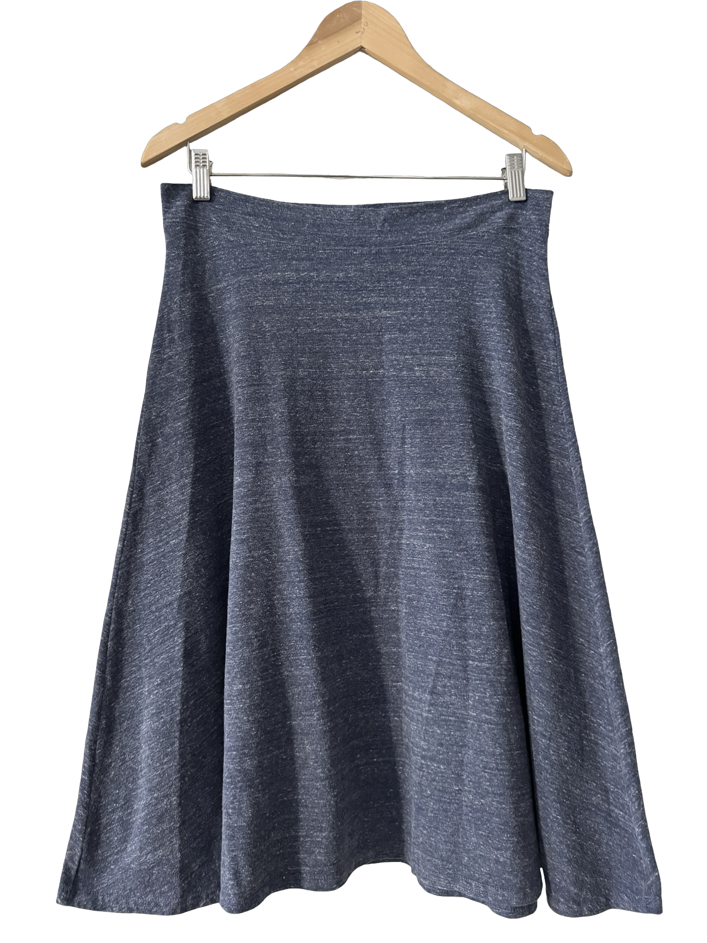Vintage 90s Blue Hour A-Line Midi Skirt (M)