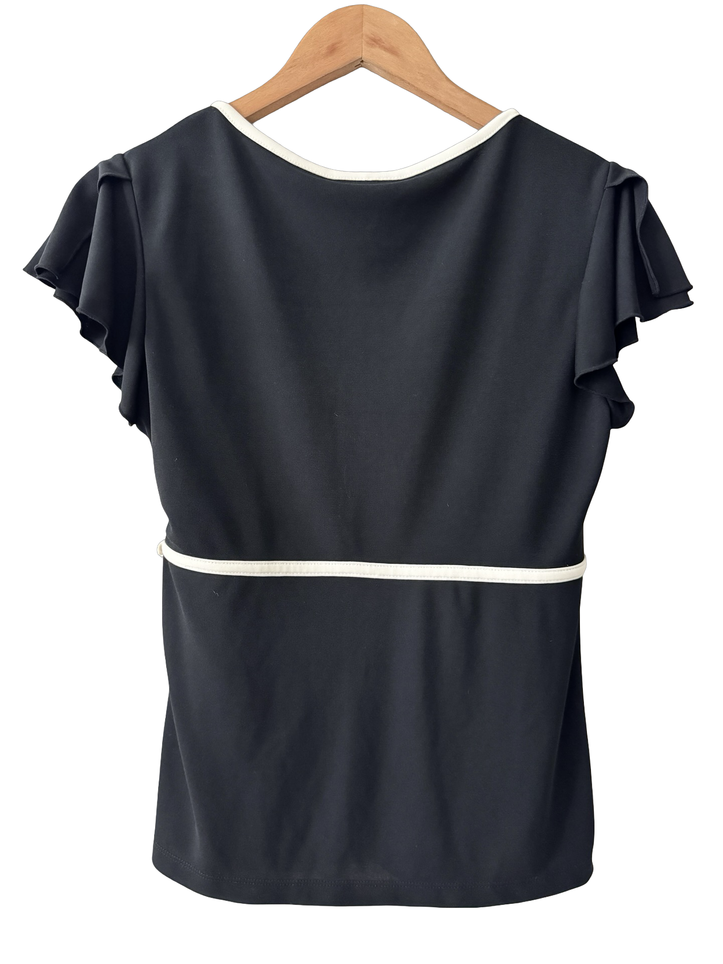 Vintage Y2K Parisian Wrap Knit Top (L)