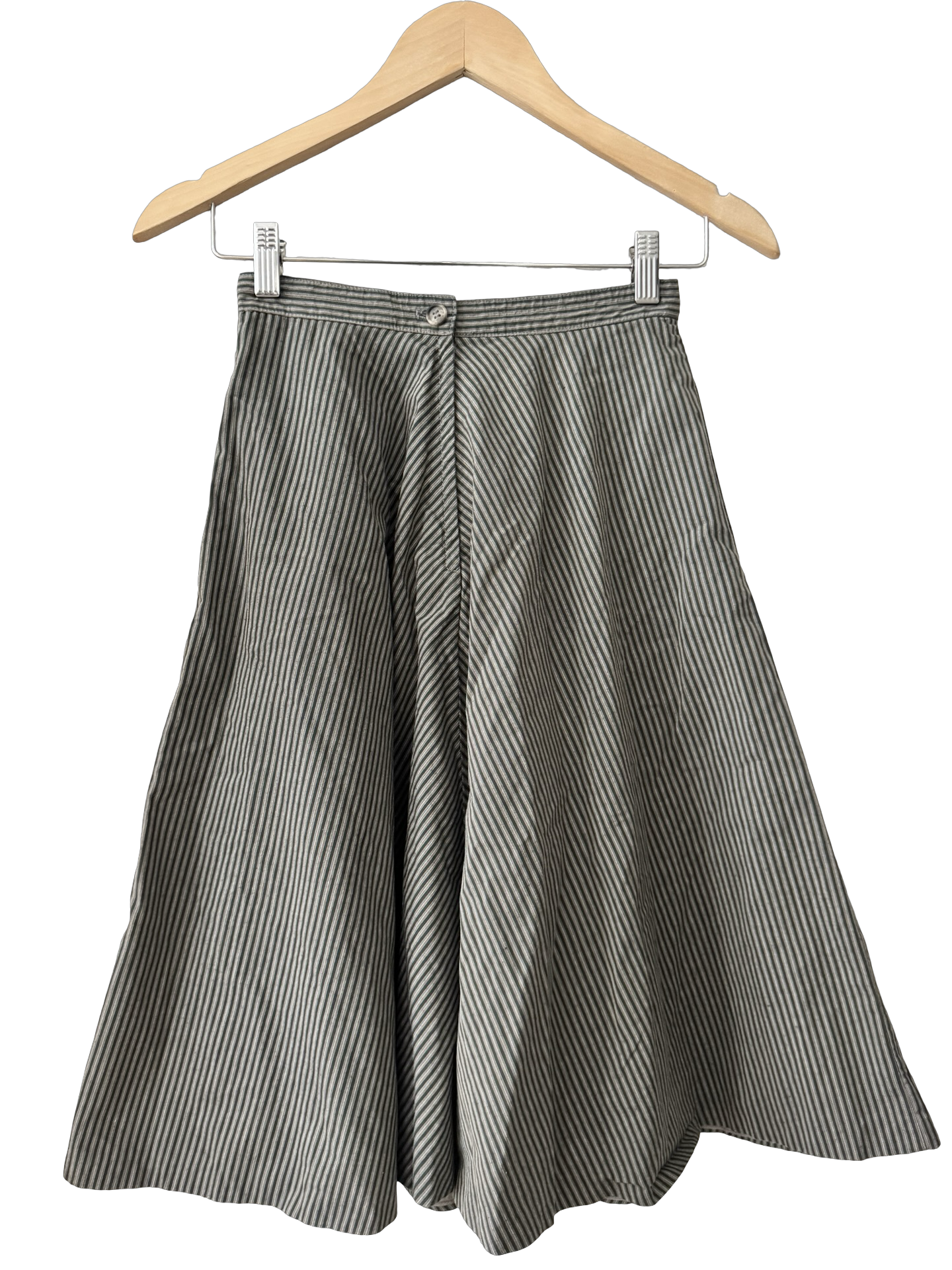 Vintage 90s Cotton Prarie Midi Skirt (XS)