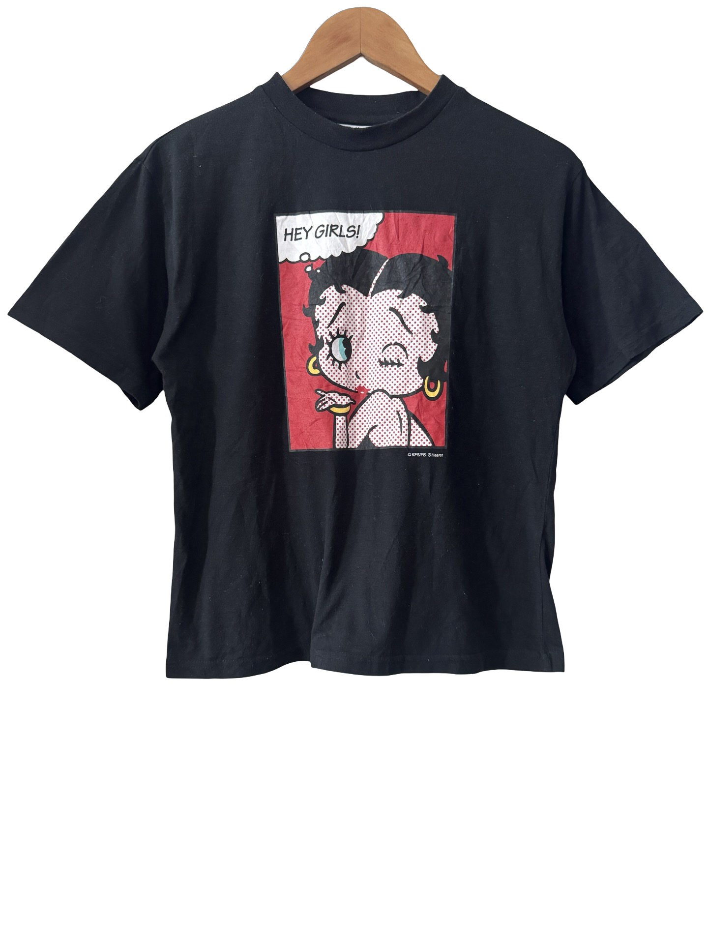 Vintage Betty Boop “Hey Girls!” Graphic Tee (M)