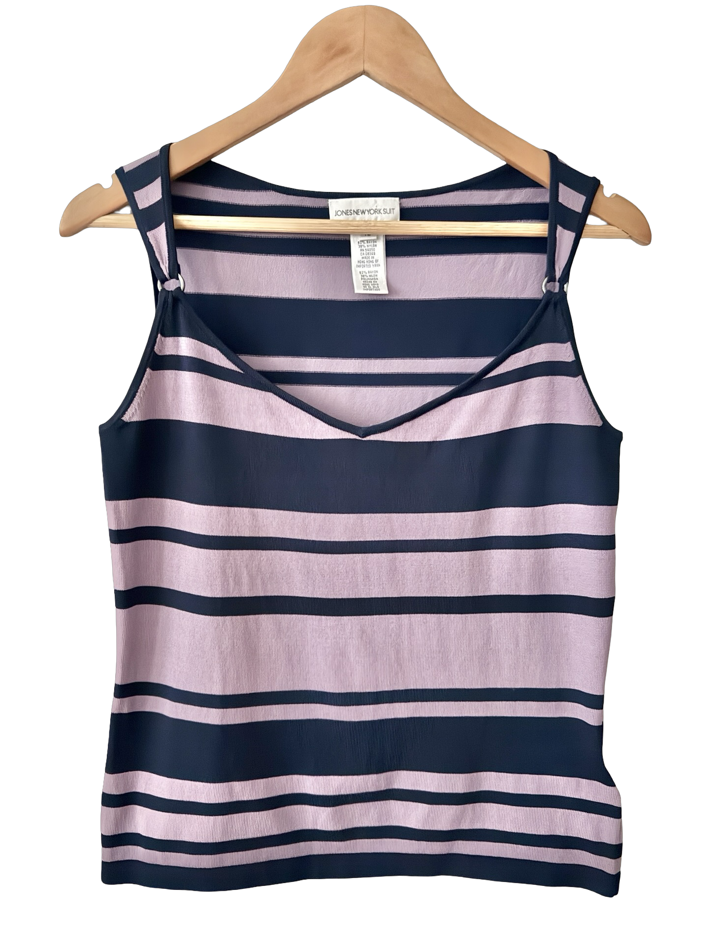 Vintage Y2K Mauve Harbor Ring Tank (M/L)