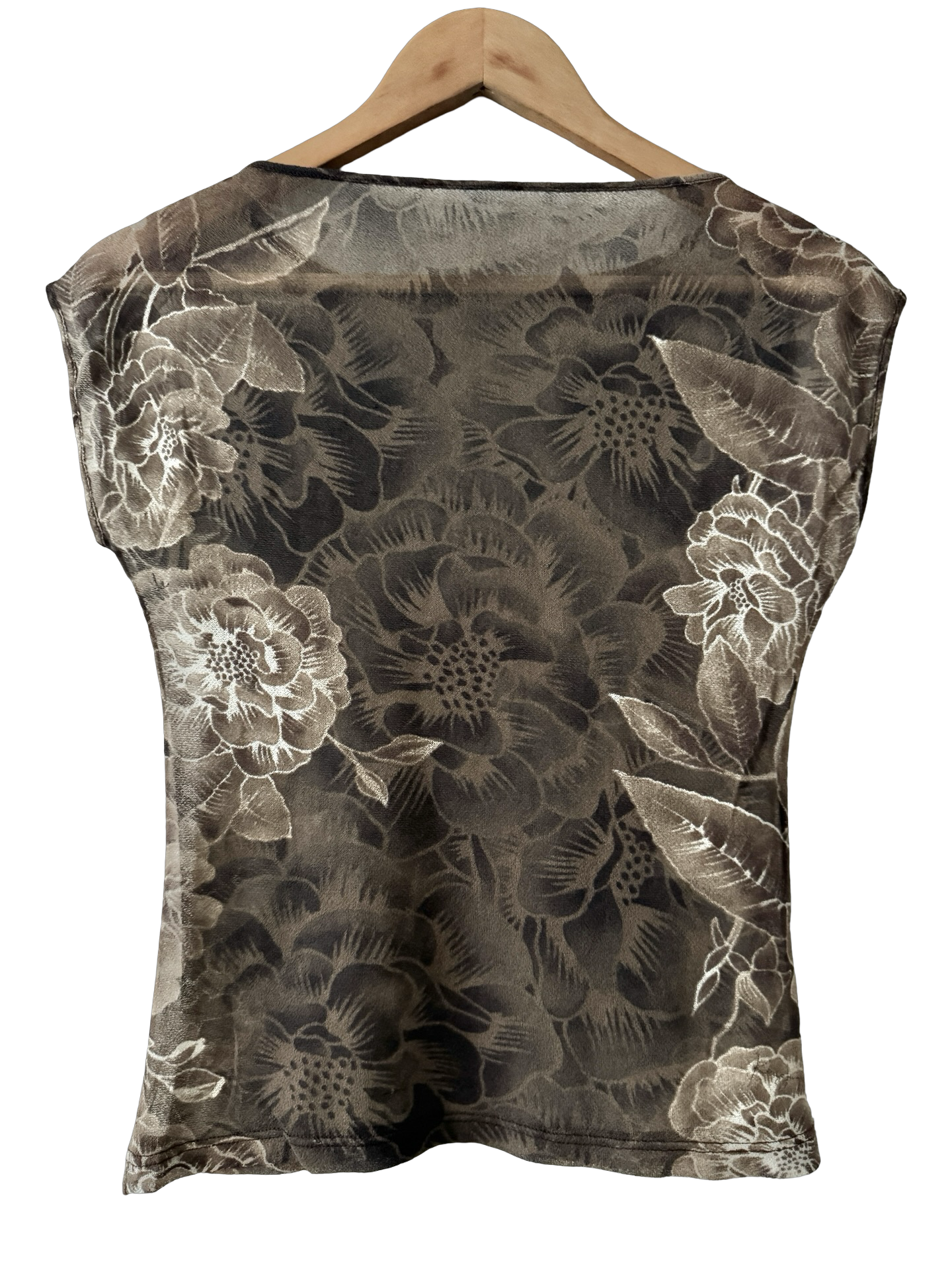 Vintage 90s Sheer Woodland Ink top (M)