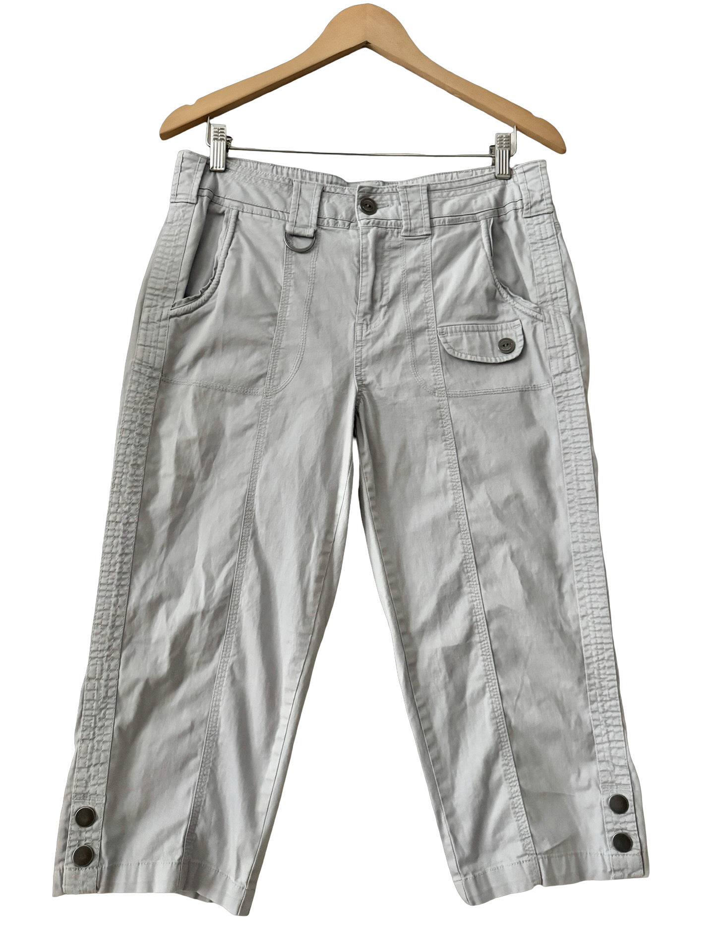 Vintage Y2K Off-Duty Stretch Capris (M)