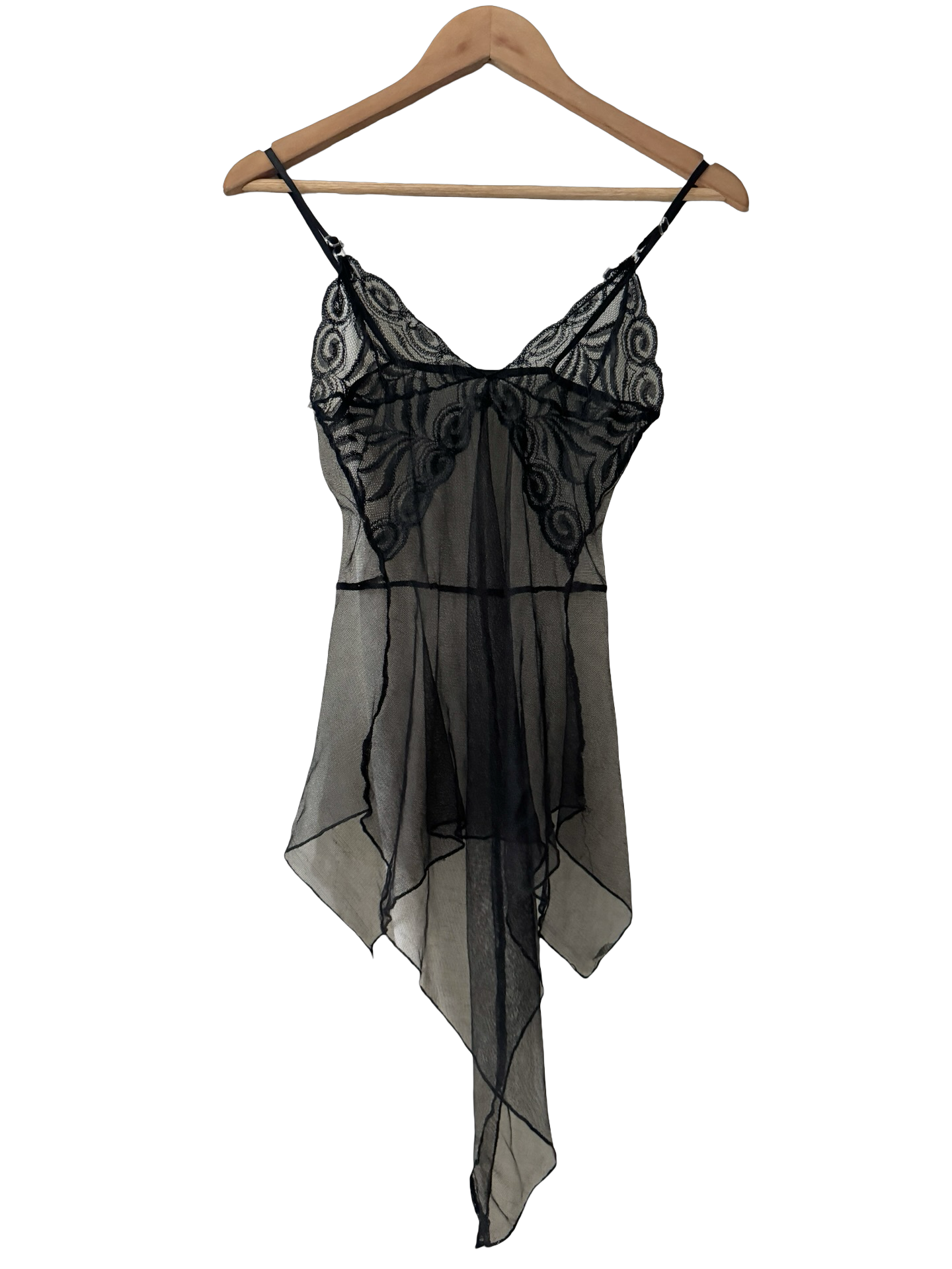 Vintage Y2K Midnight Cobweb Cami (S)