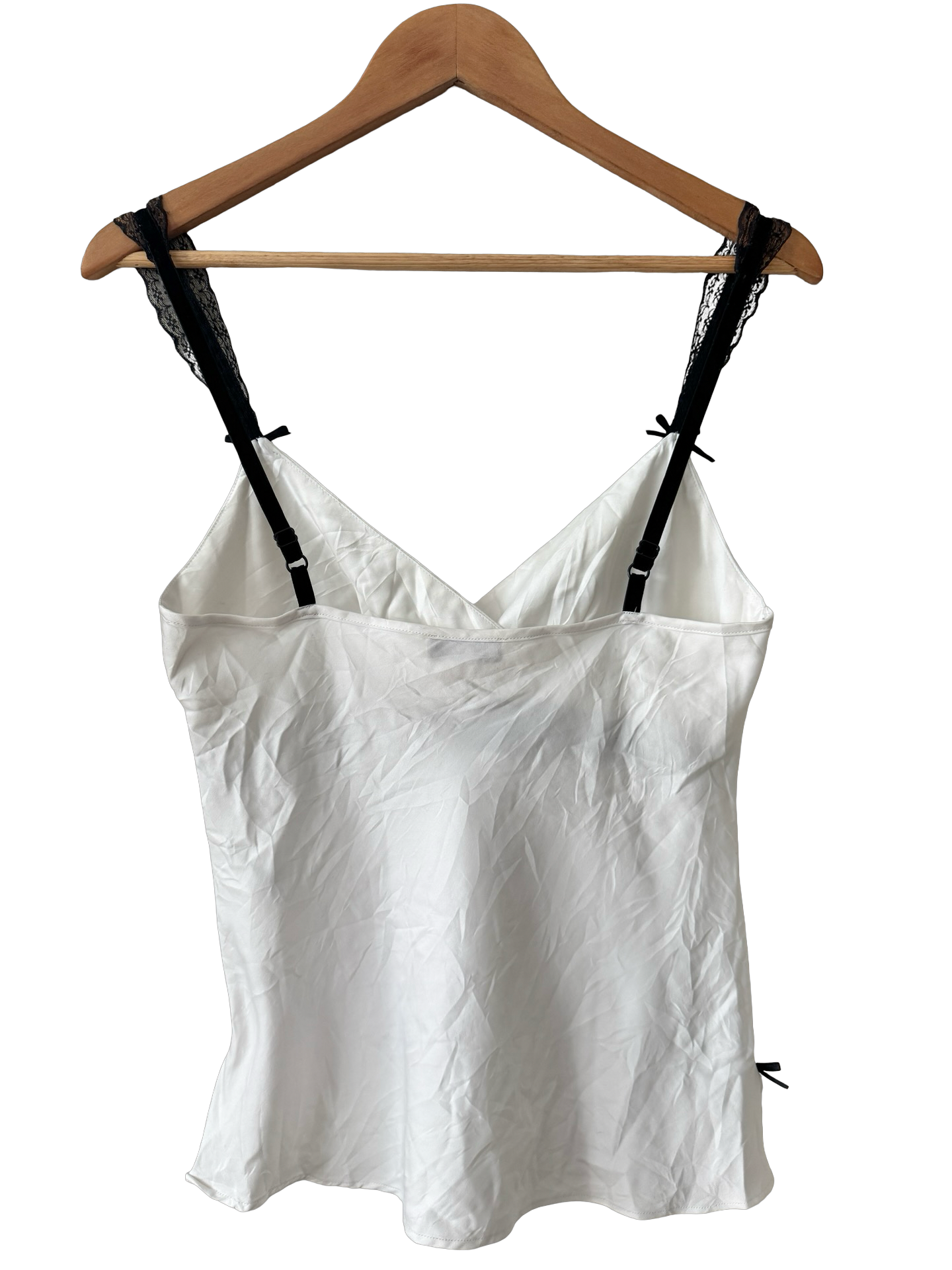 Vintage 90s French Tuxedo Lace Cami (S)