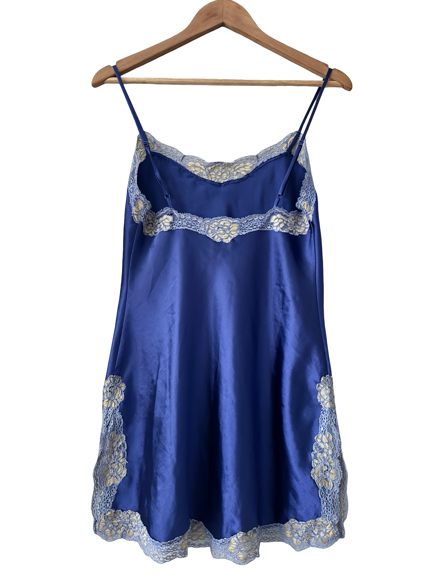 Vintage Y2K Midnight Romance Mini Slip Dress (S)