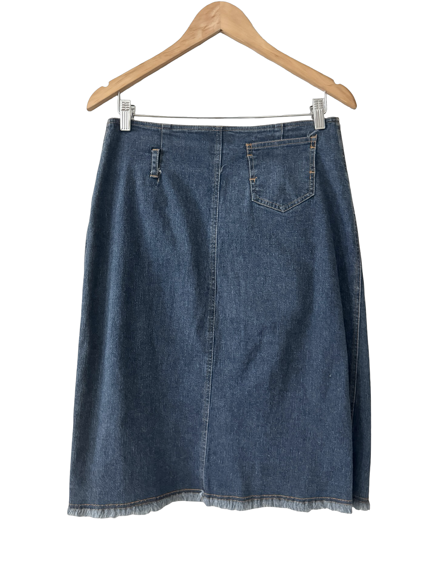 Vintage 90s Denim Midi Skirt (M)