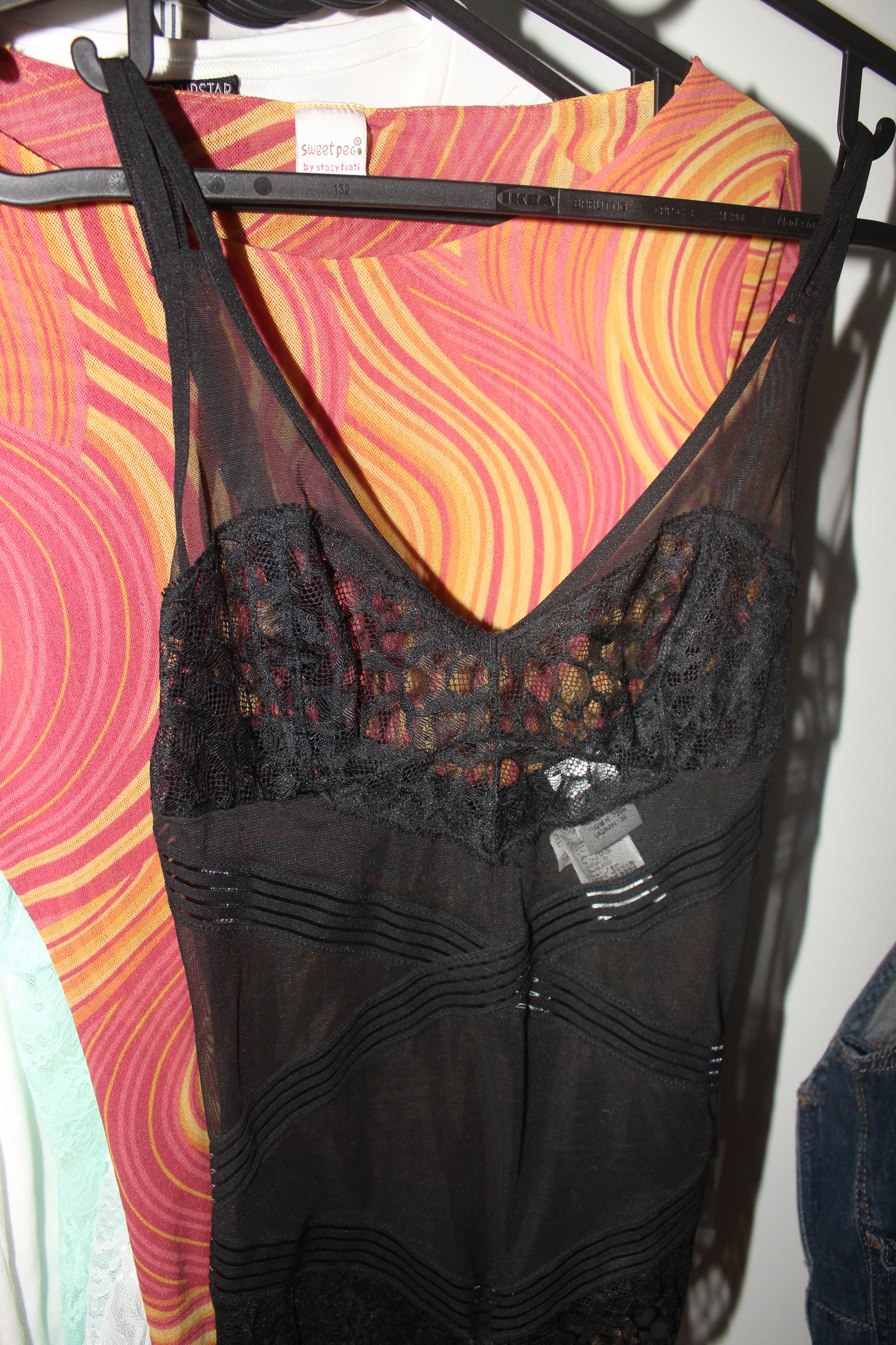 Vintage Calvin Klein Lace Bodysuit (S)