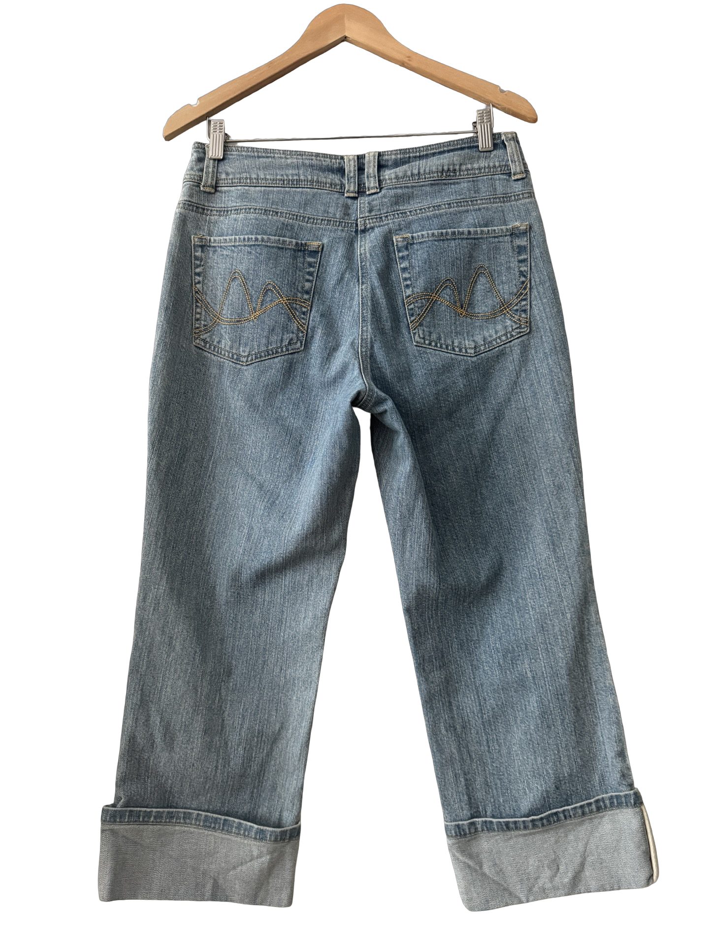 Vintage Y2K Classic Cropped Capri Pants (M)