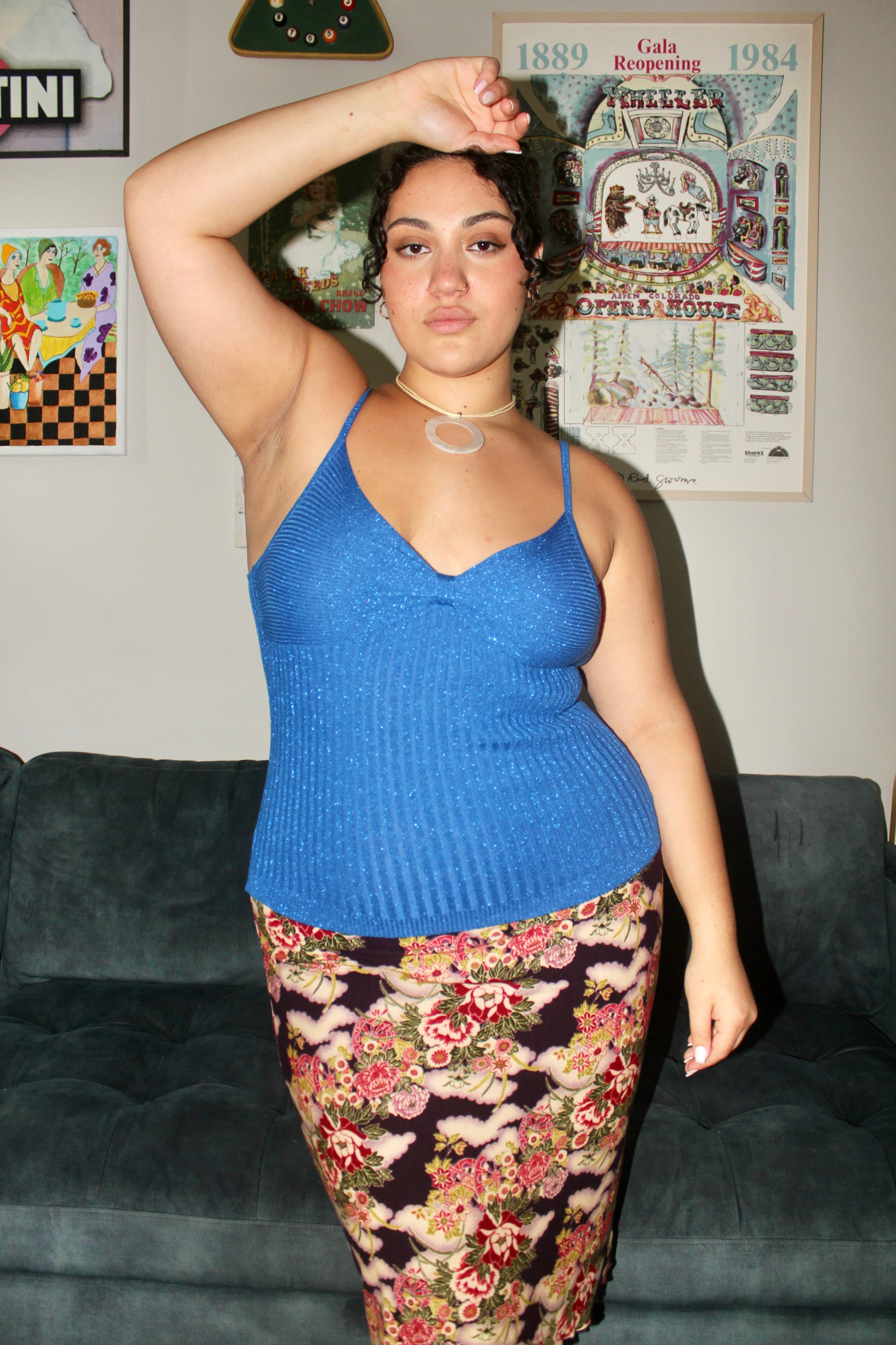 Vintage 90s Cobalt Cami (L)