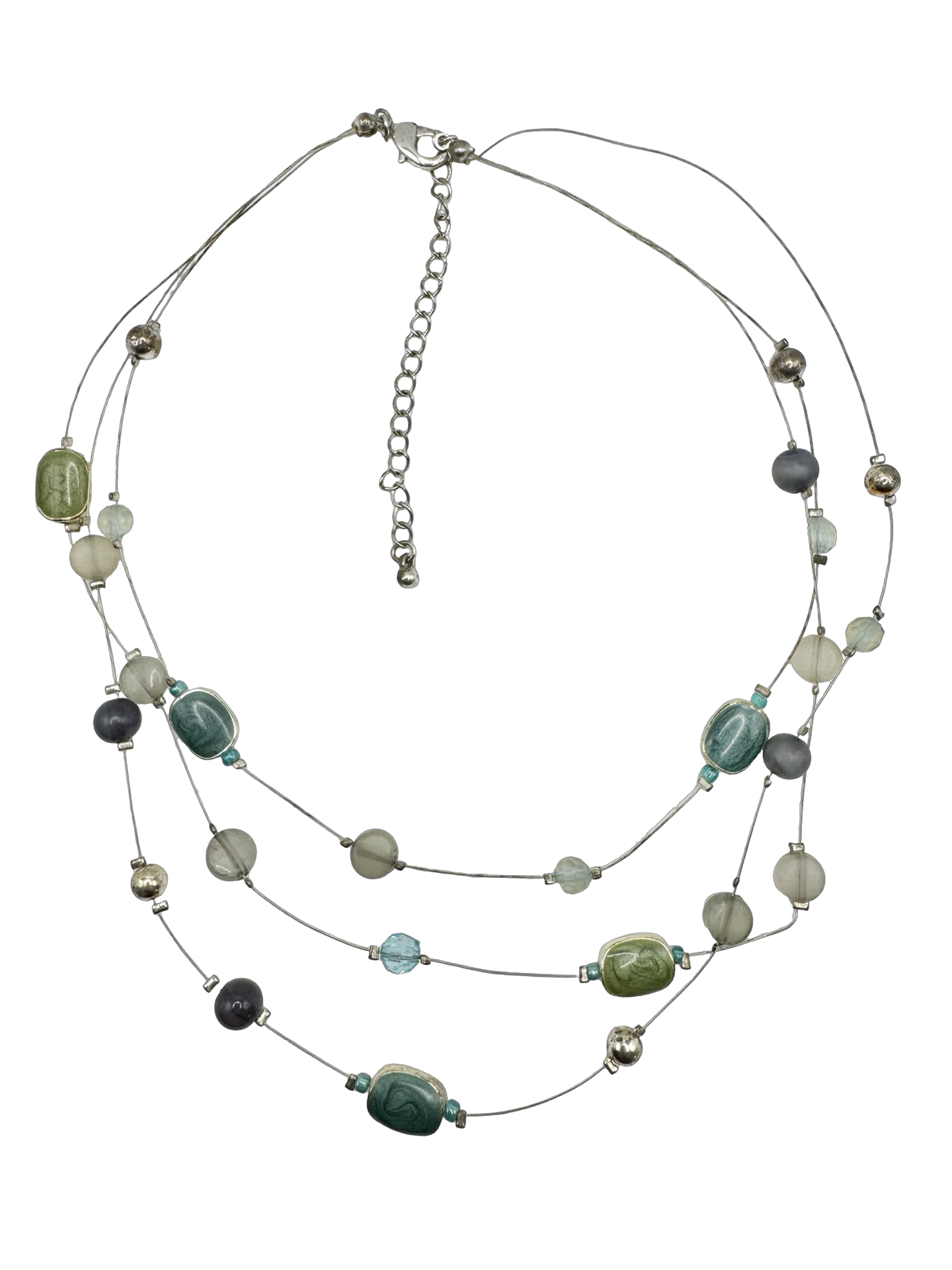 Vintage Coastal Muse Layered Beaded Necklace