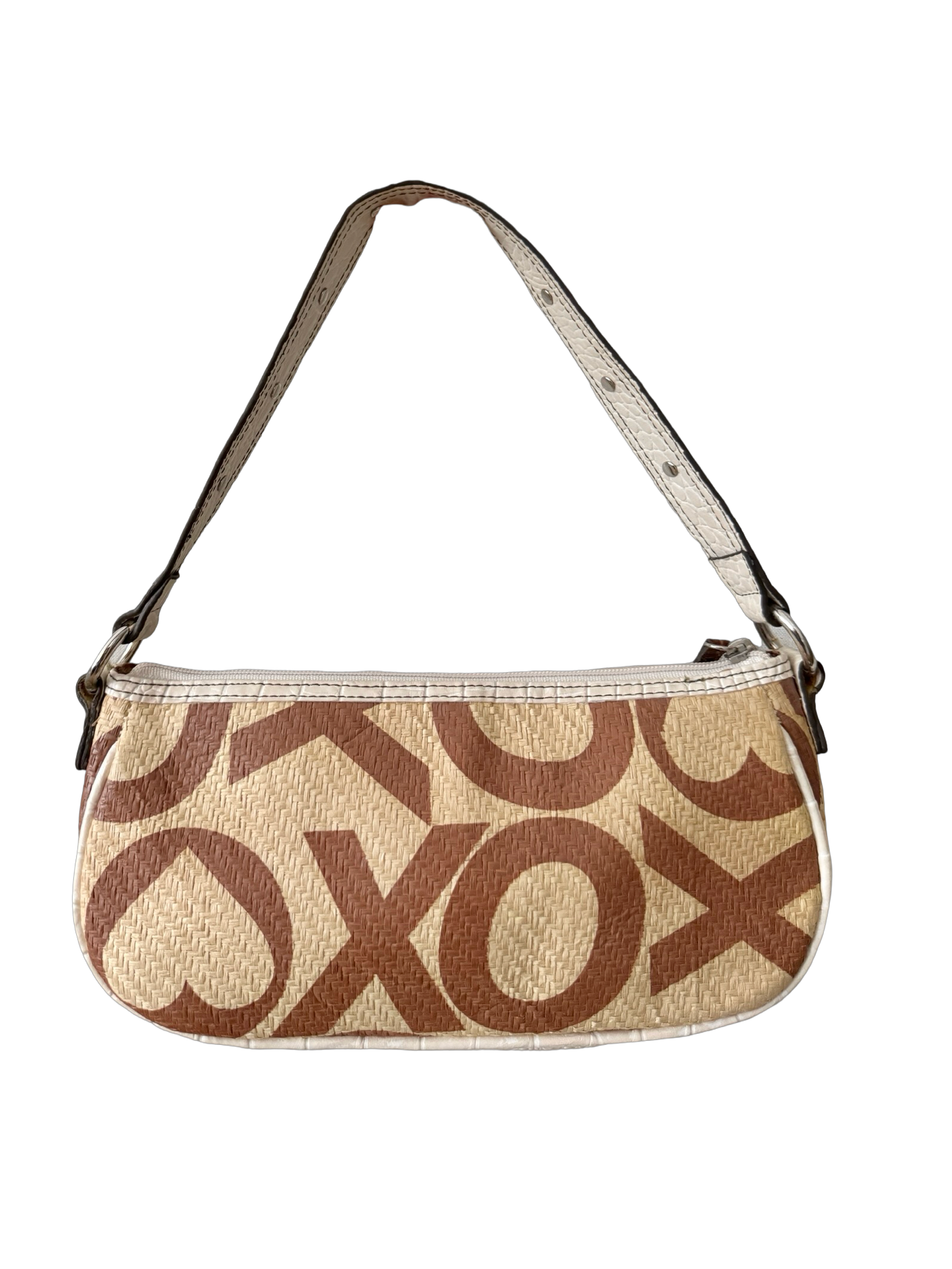 Vintage Y2K XOXO Latte Logo Baguette