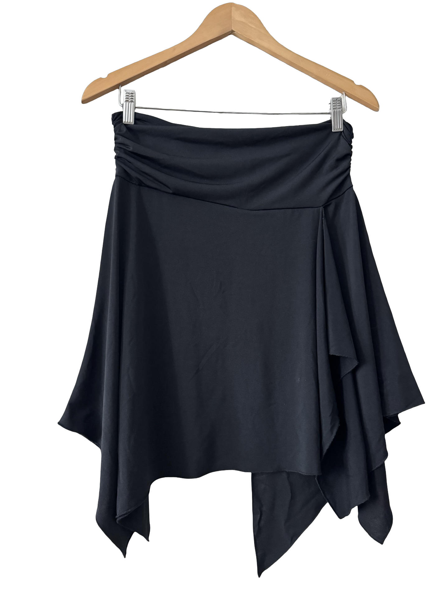Vintage Y2K Downtown Slate Asymmetrical Skirt (S)