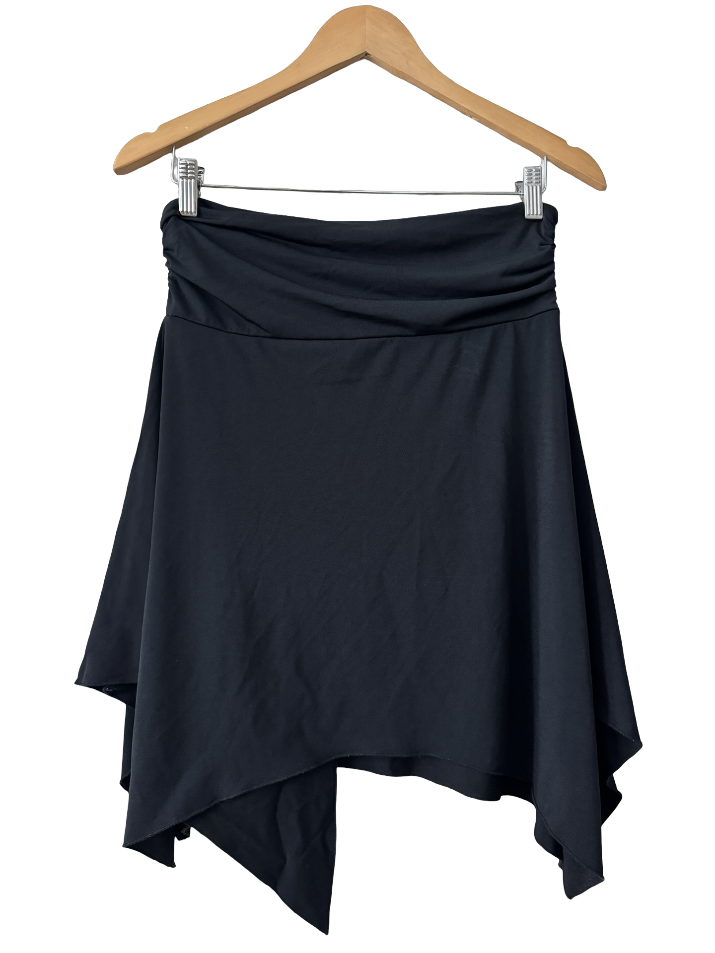 Vintage Y2K Downtown Slate Asymmetrical Skirt (S)