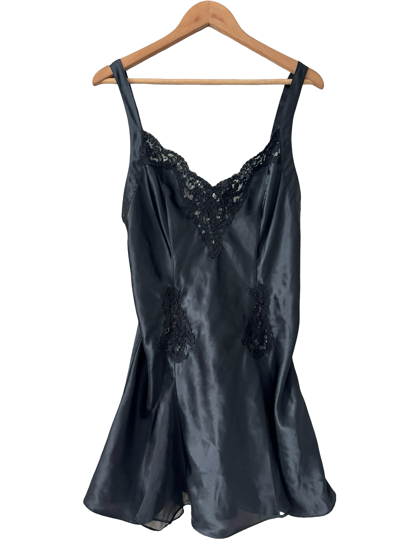 Vintage 90s Dreamy Slip Mini Dress (M)