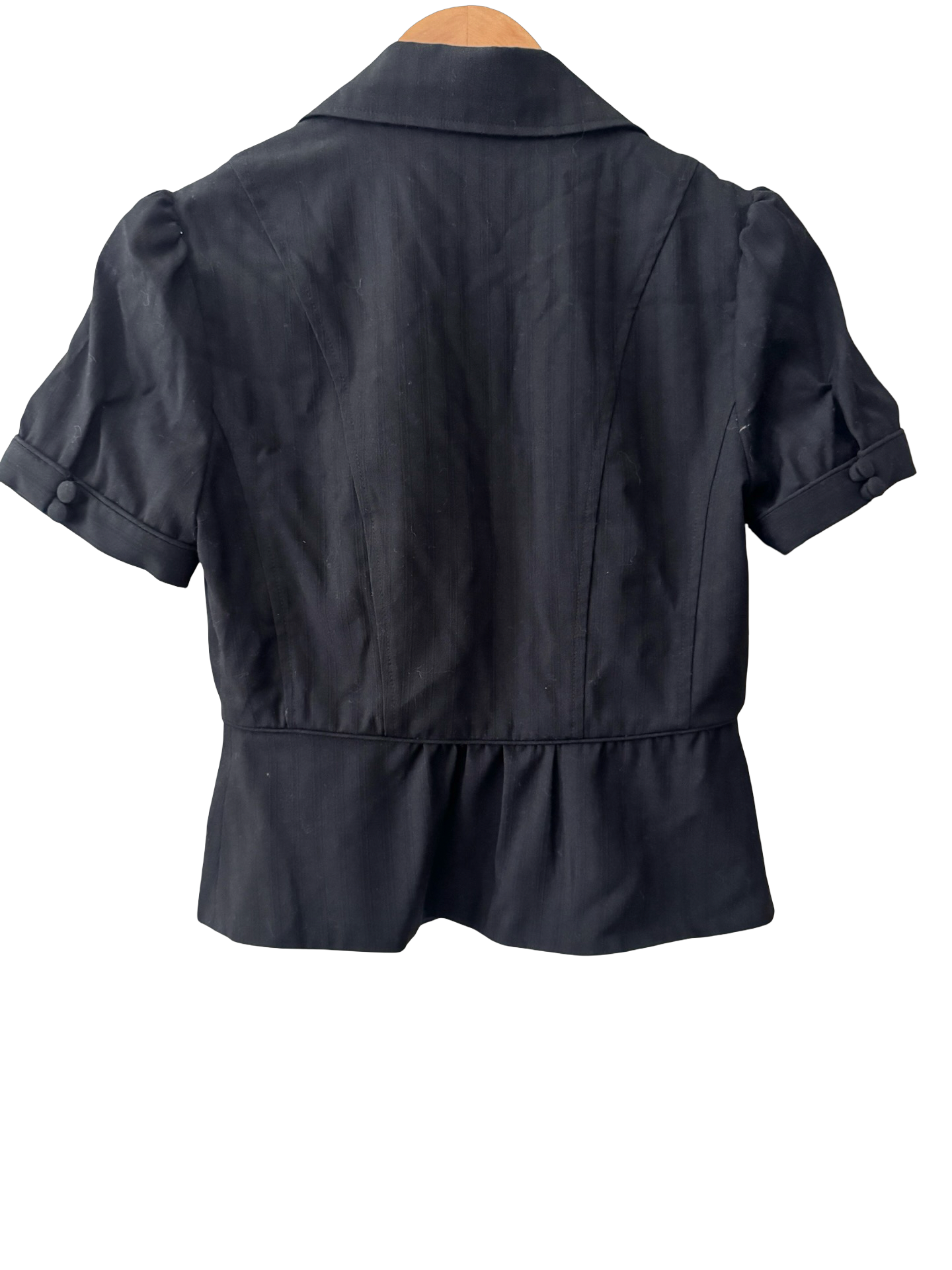 Vintage Y2K Retro Peplum Suit Top (S/M)